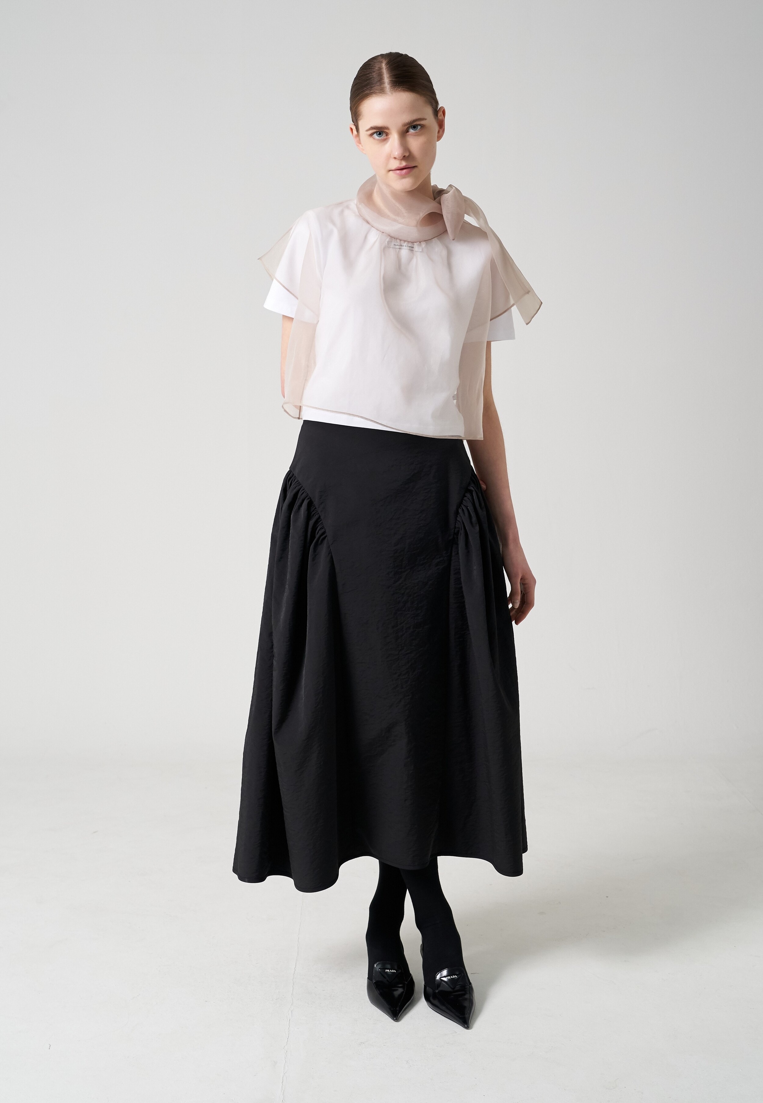 Full midi skirt