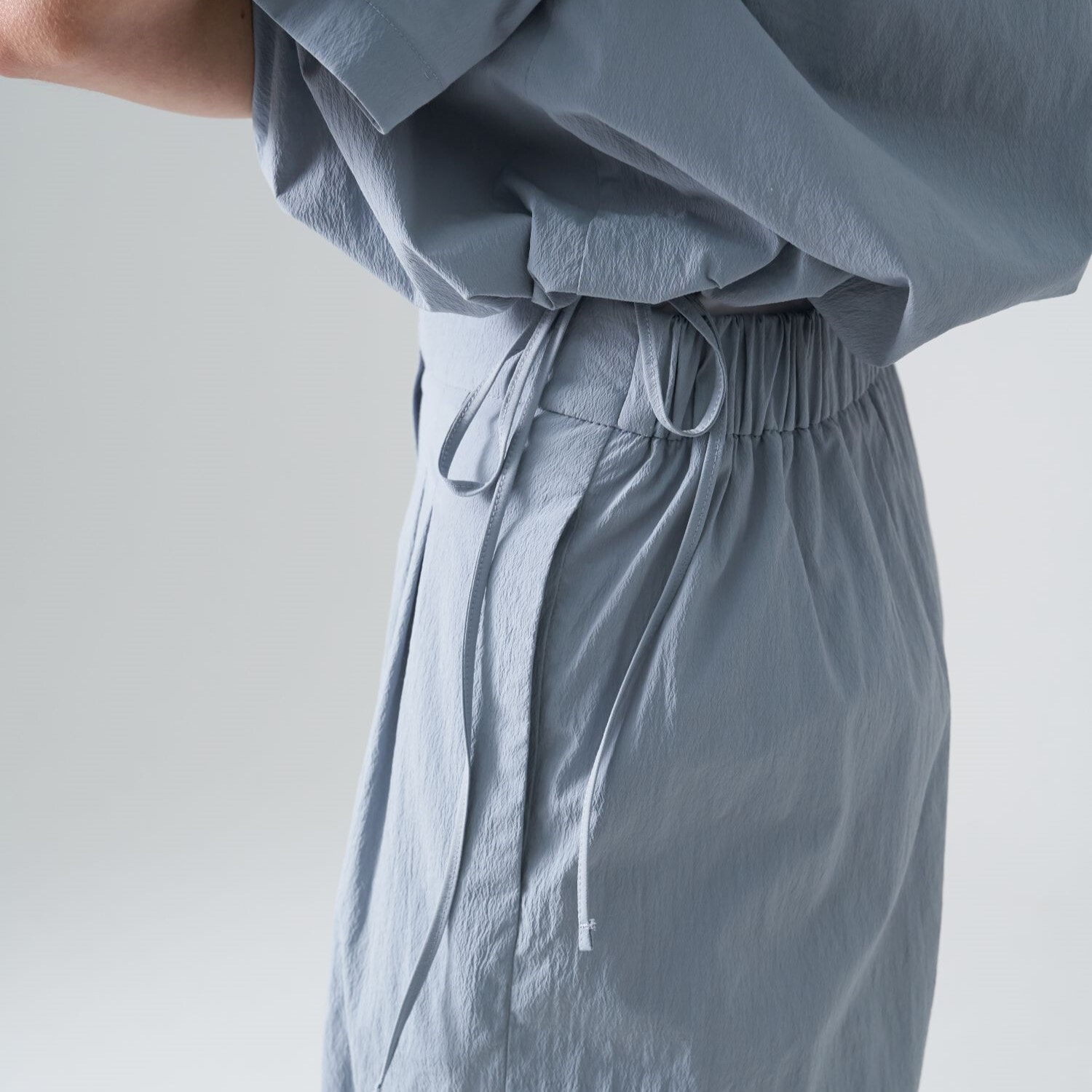 [Resort] Two tucks wide pants