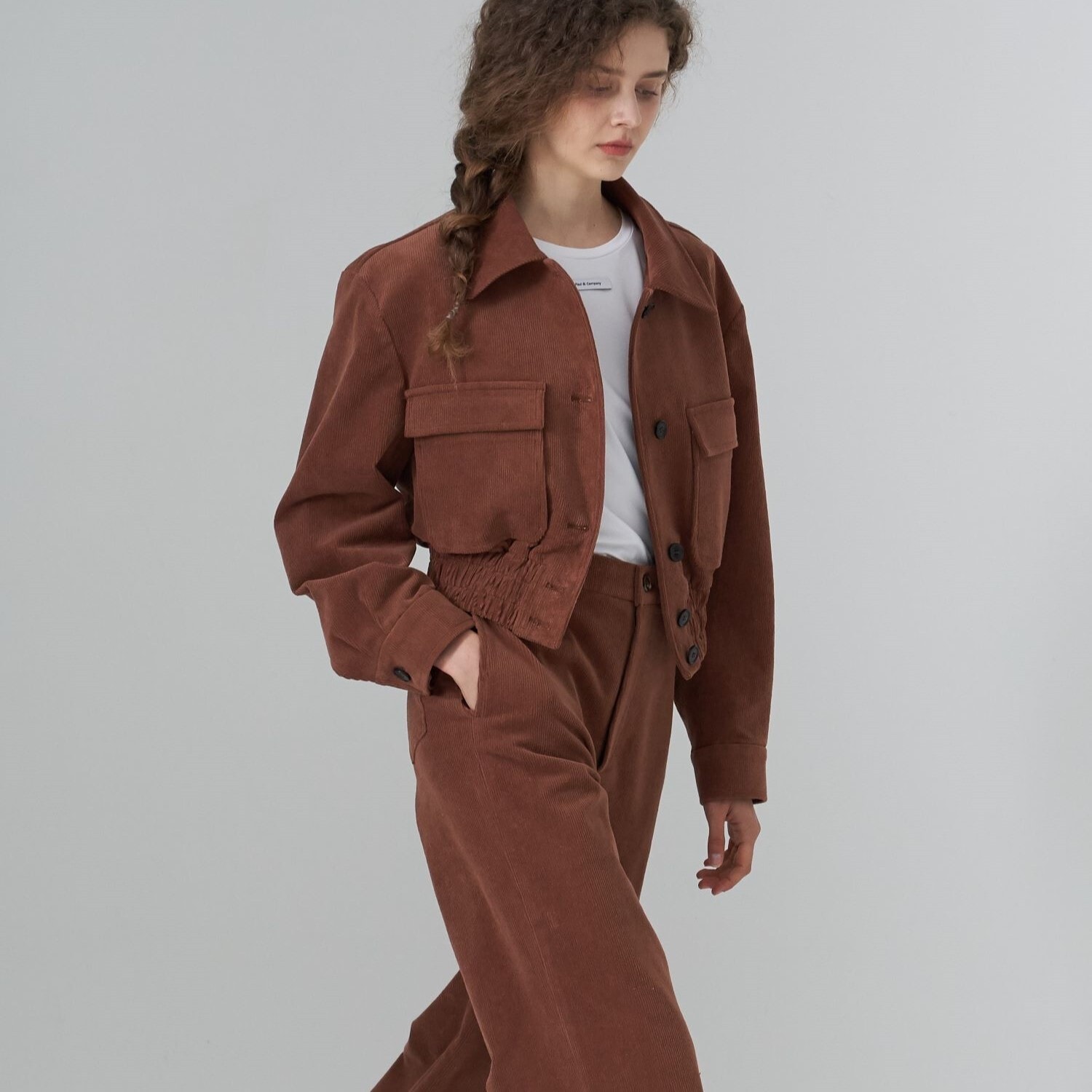 [PRE-FALL] Corduroy blouson