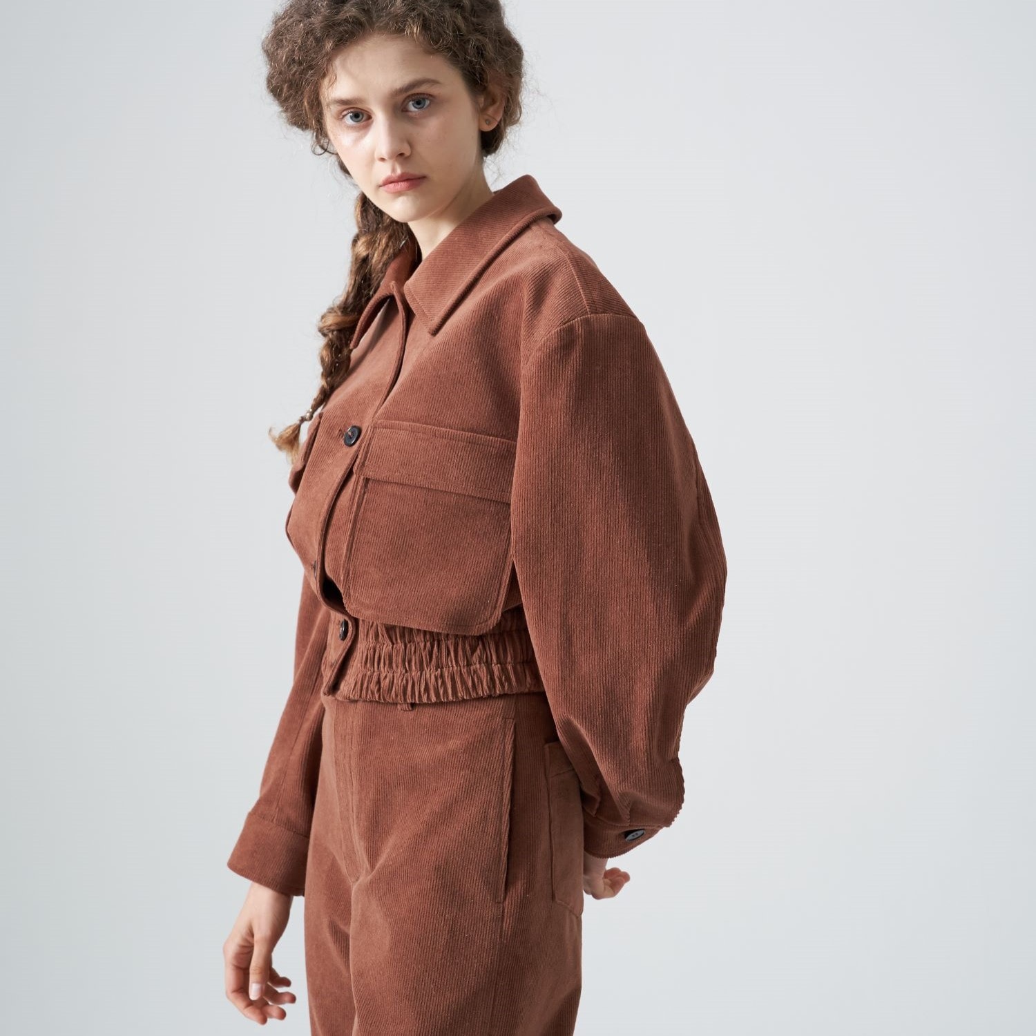 [PRE-FALL] Corduroy blouson