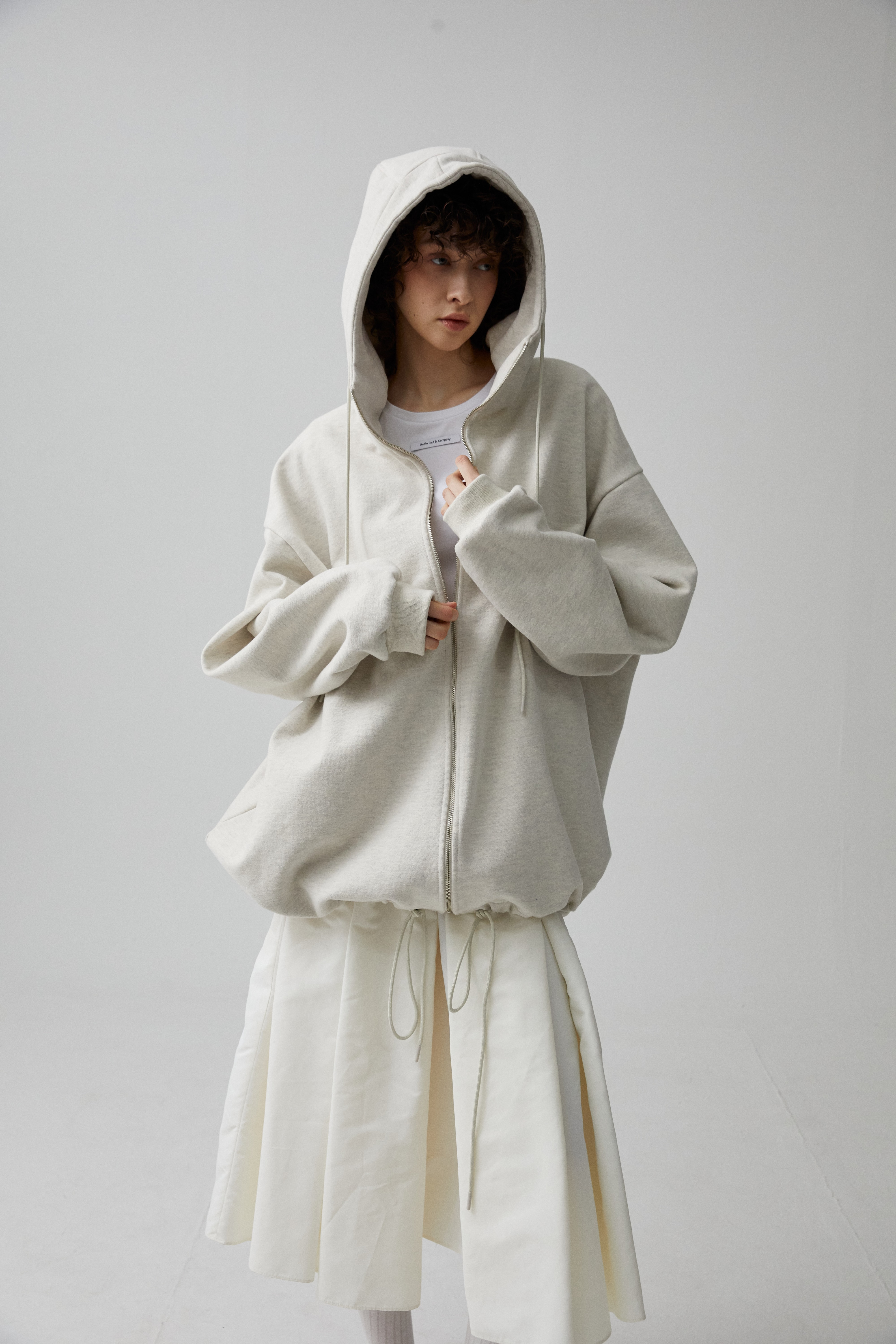 오버사이즈 후드 집업(hoodie)