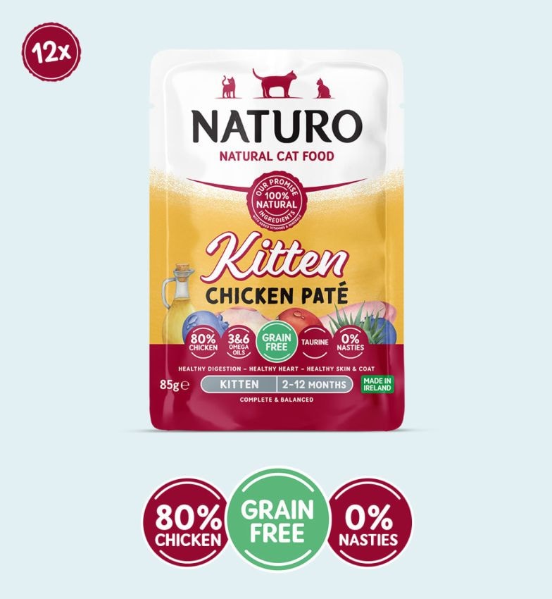 내추로 캣 고양이 습식사료 키튼 치킨 파우치 85g