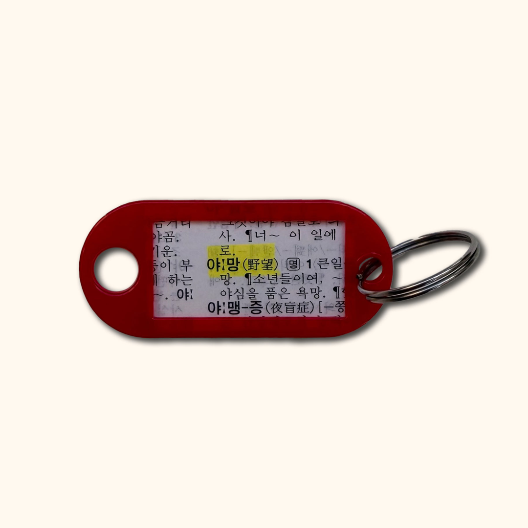 [단어수집키링]2026 9월 수집 - 야망