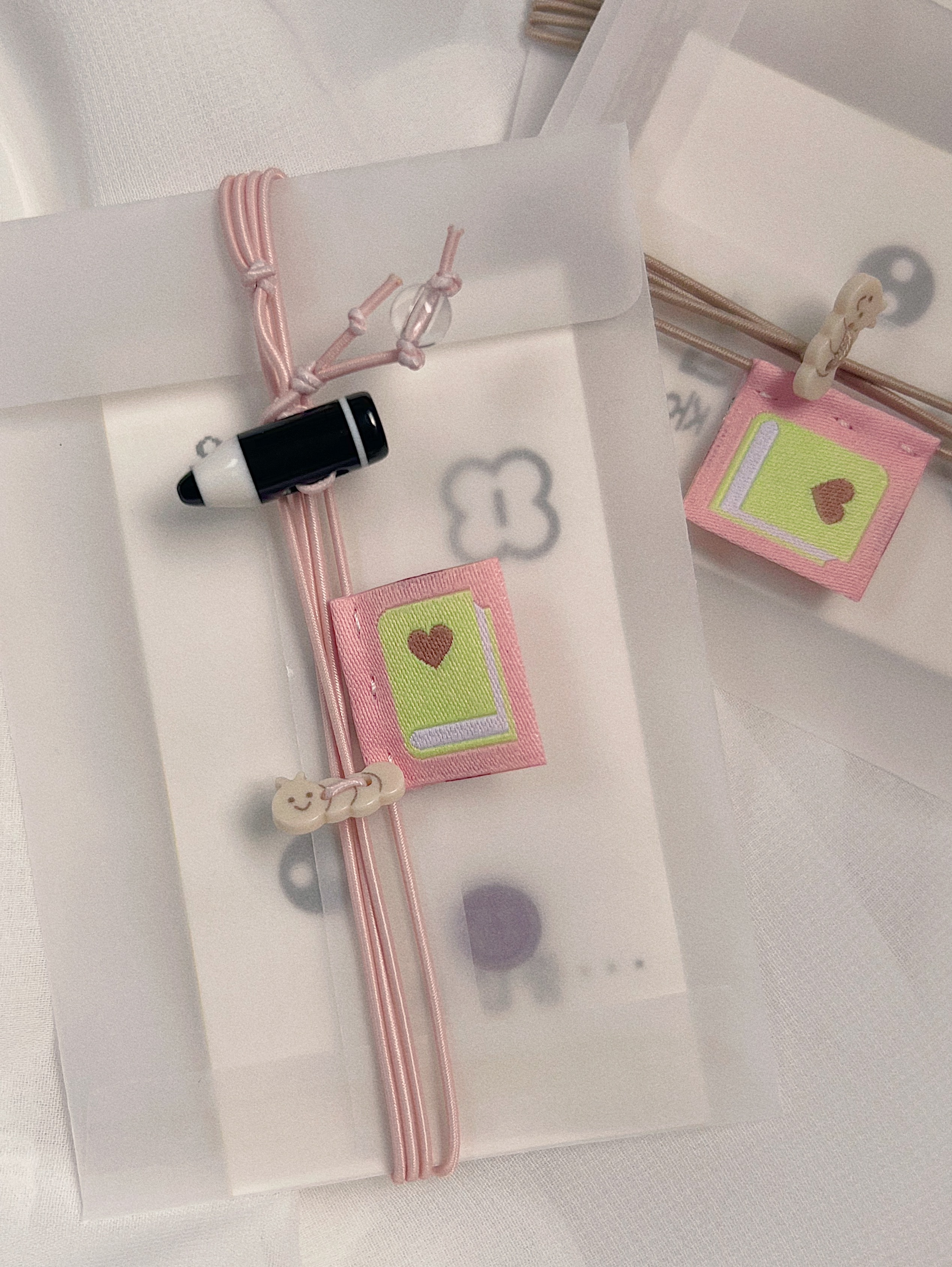 [유월은]단추수집북마크_공부벌레(3colors)