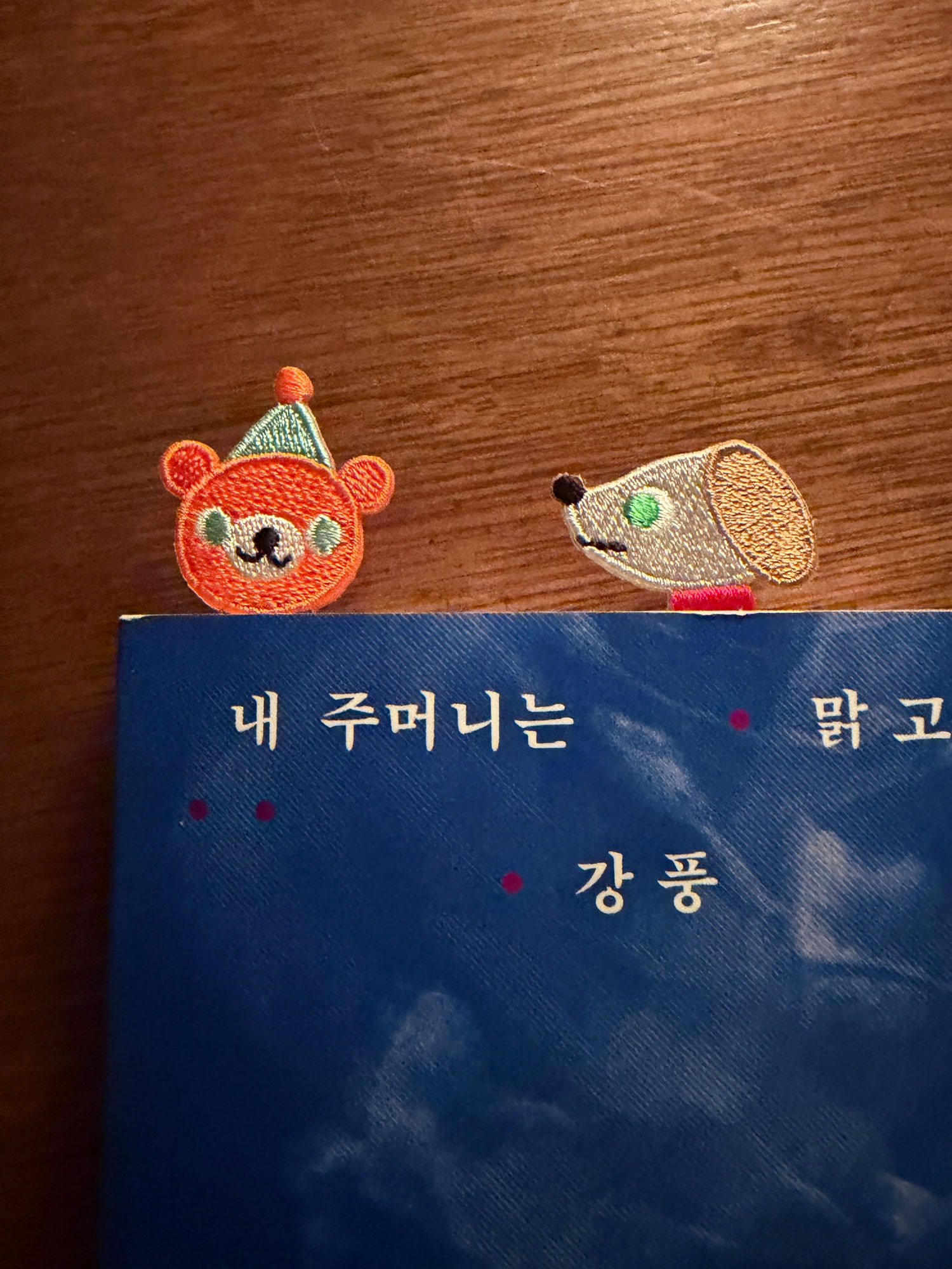 토코넛 자수 북마크 (2designs)