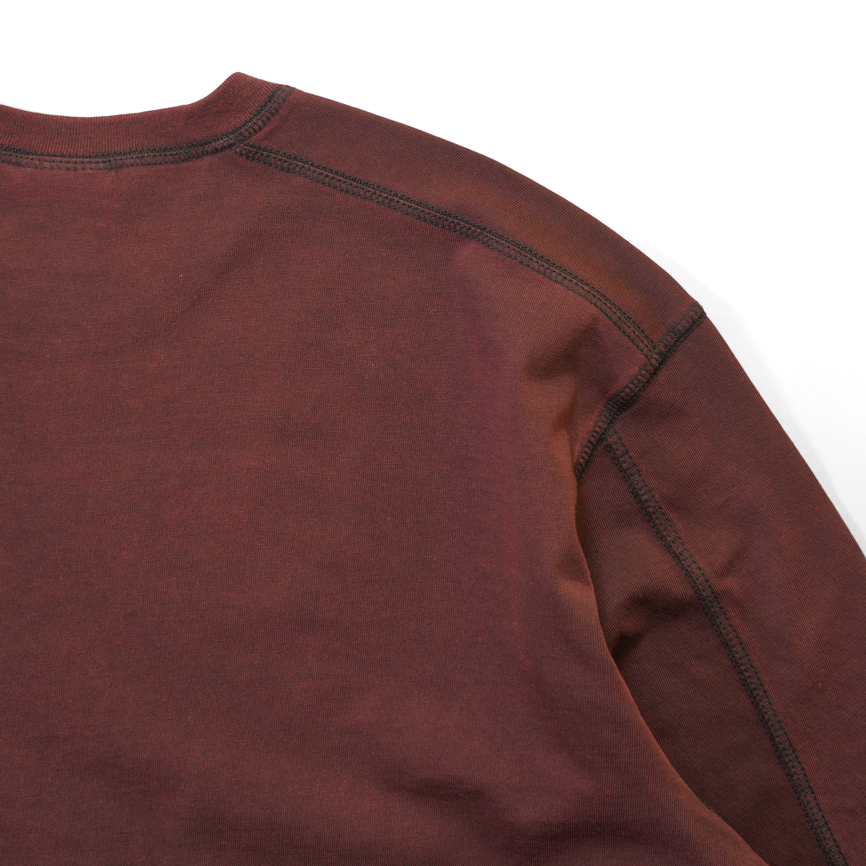CHASE LS TEE / BURGUNDY