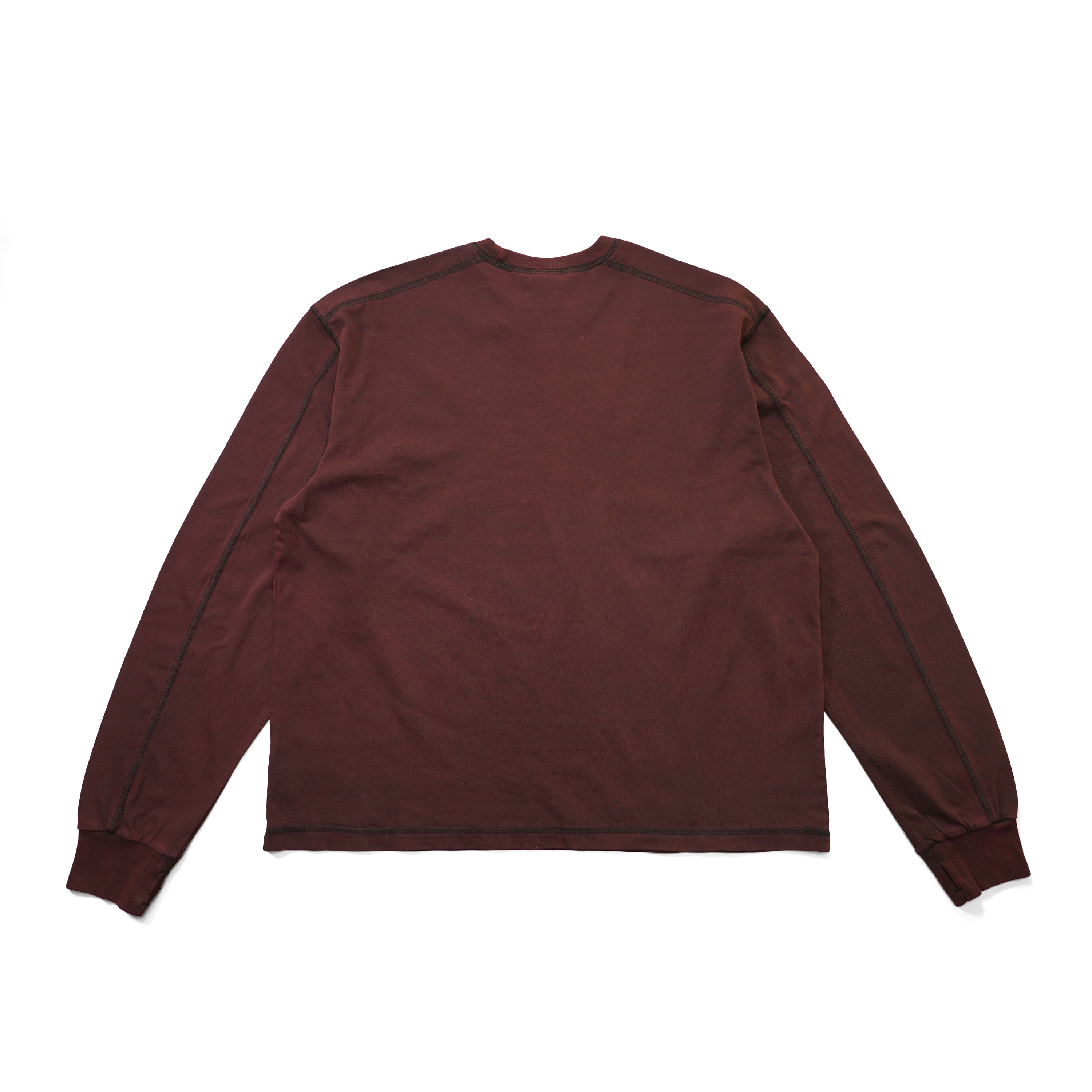 CHASE LS TEE / BURGUNDY