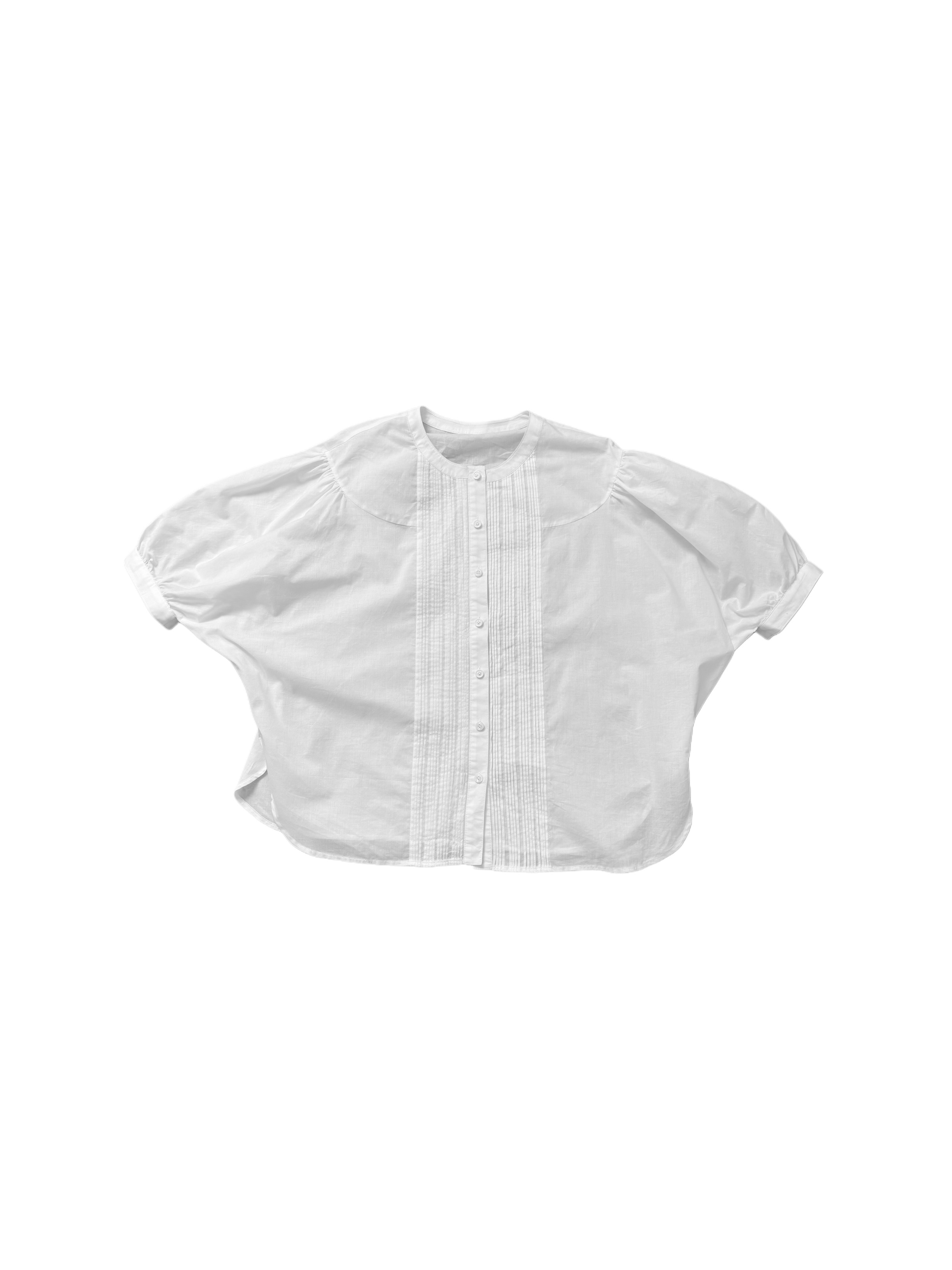 Pintuck stingray blouse