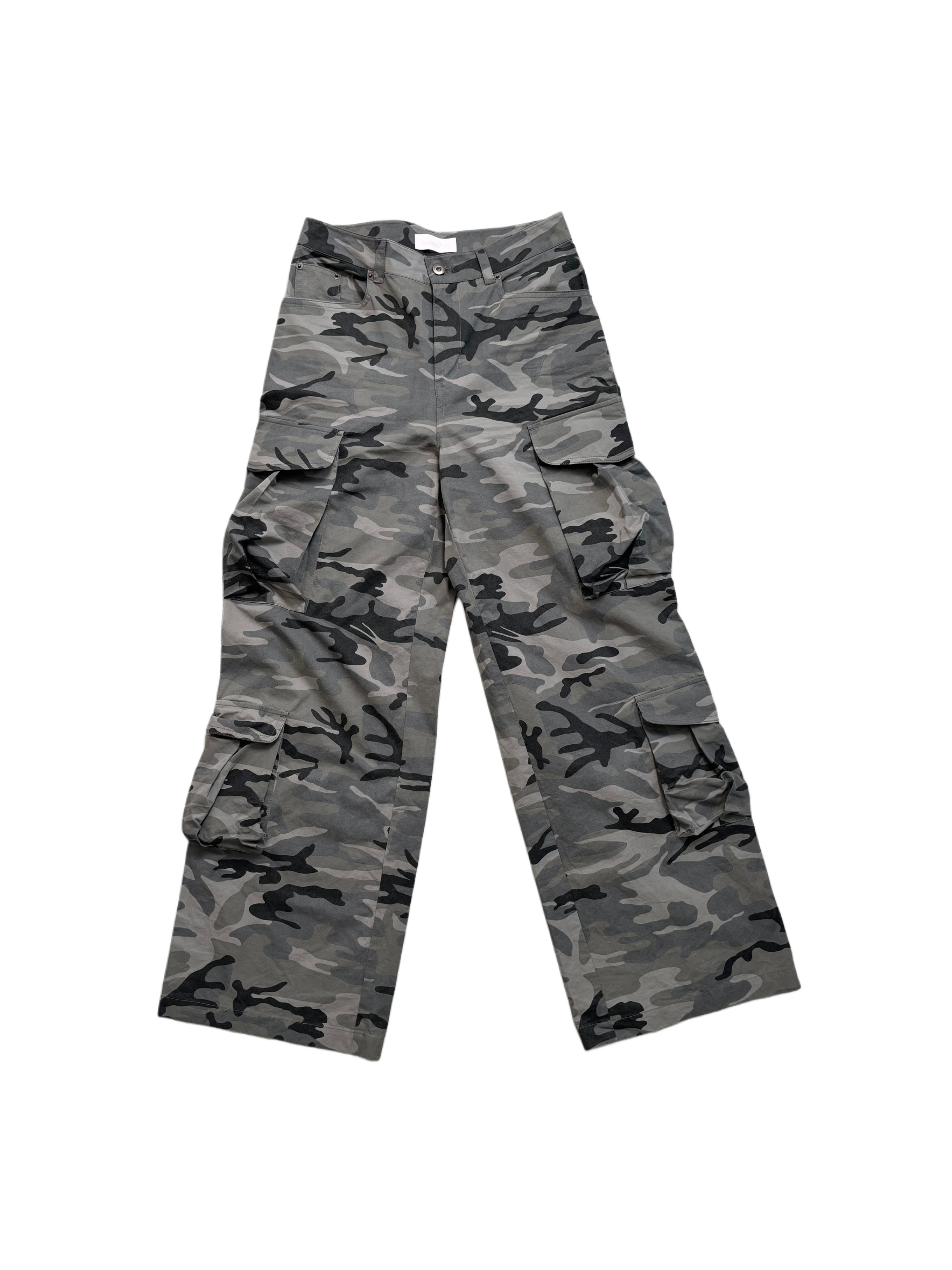 Pocket cargo pants(Camouflage)