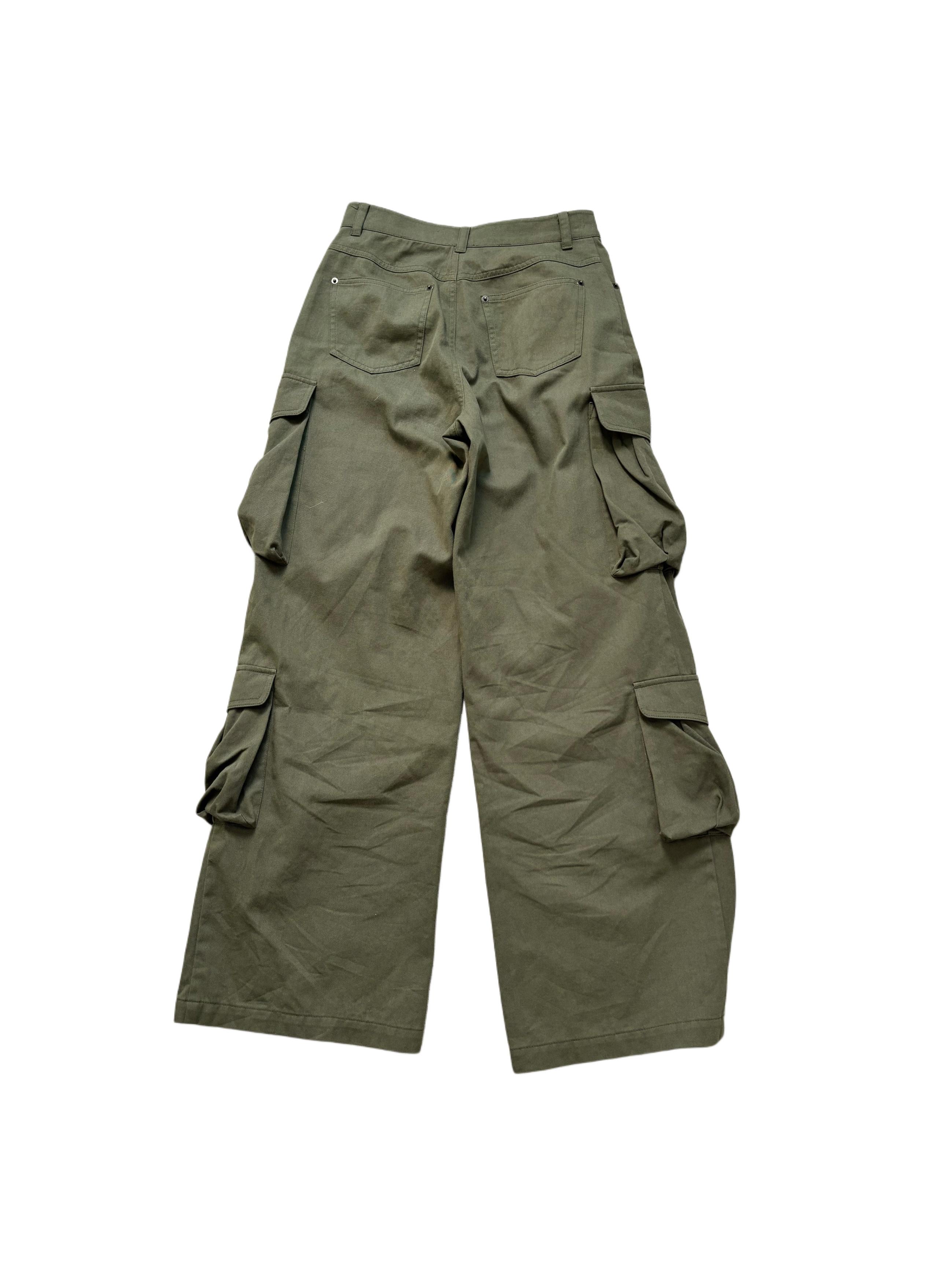 Pocket cargo pants(Khaki)