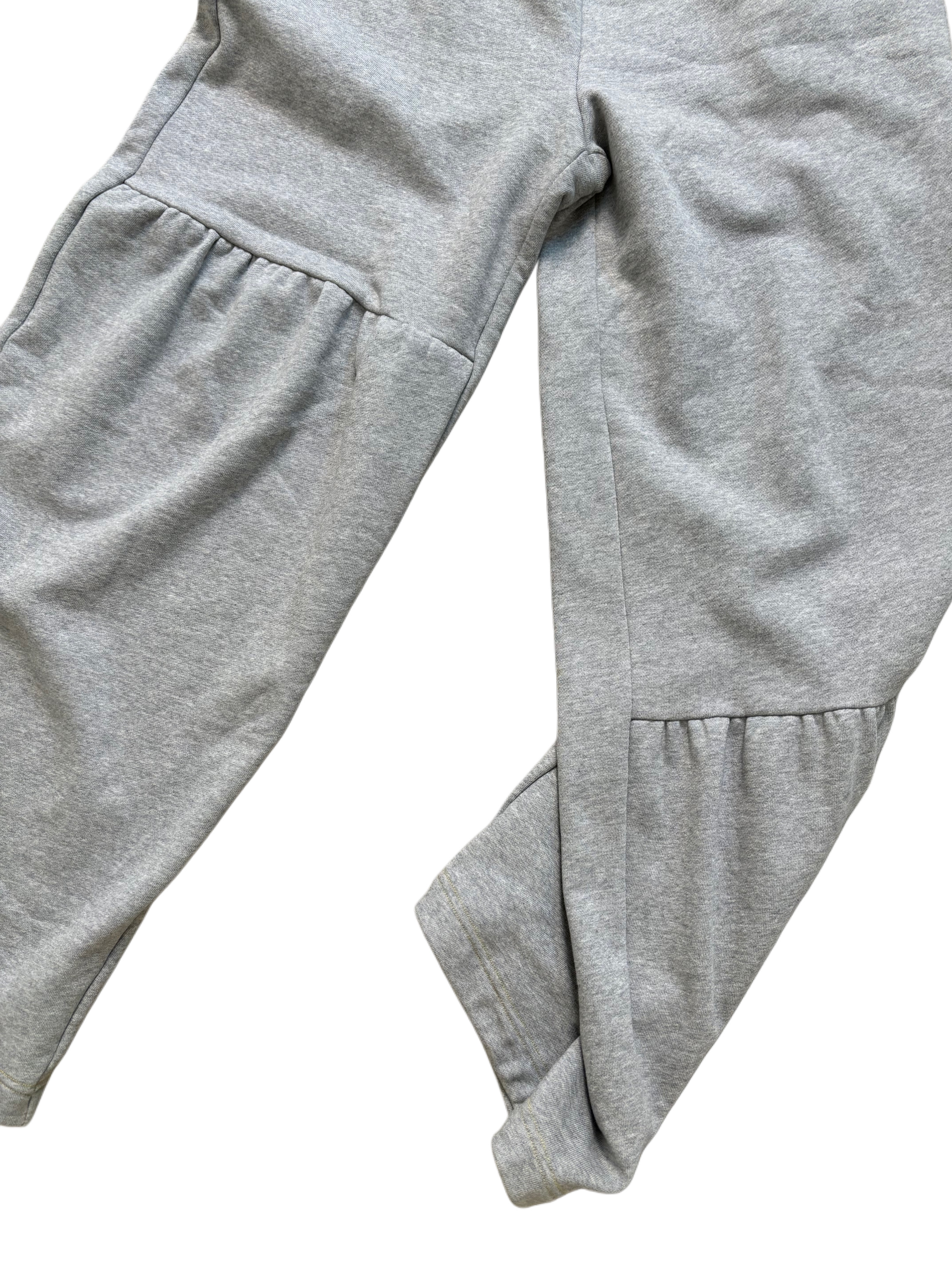 Shirring unbalance sweatpants
