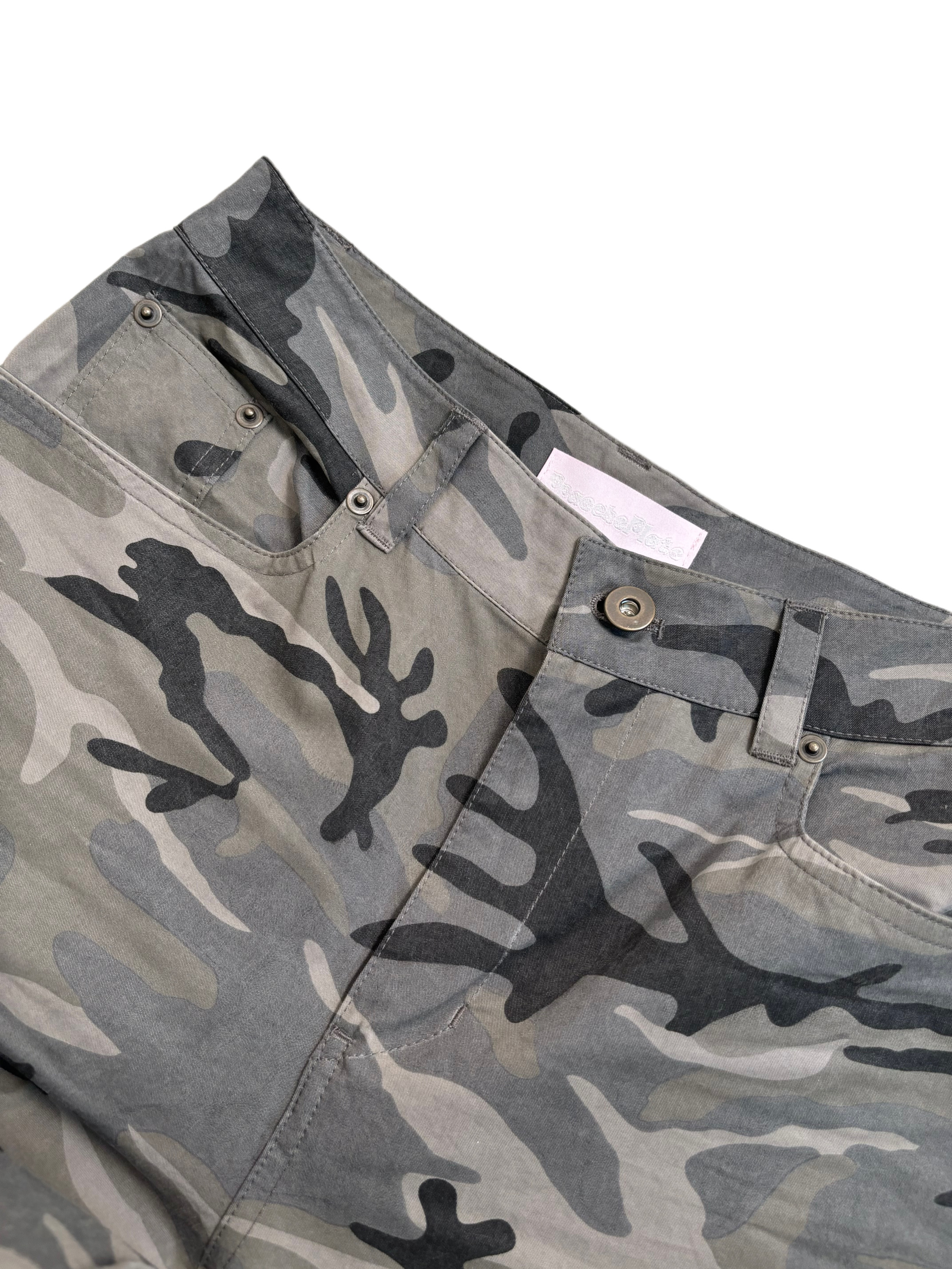 Pocket cargo pants(Camouflage)