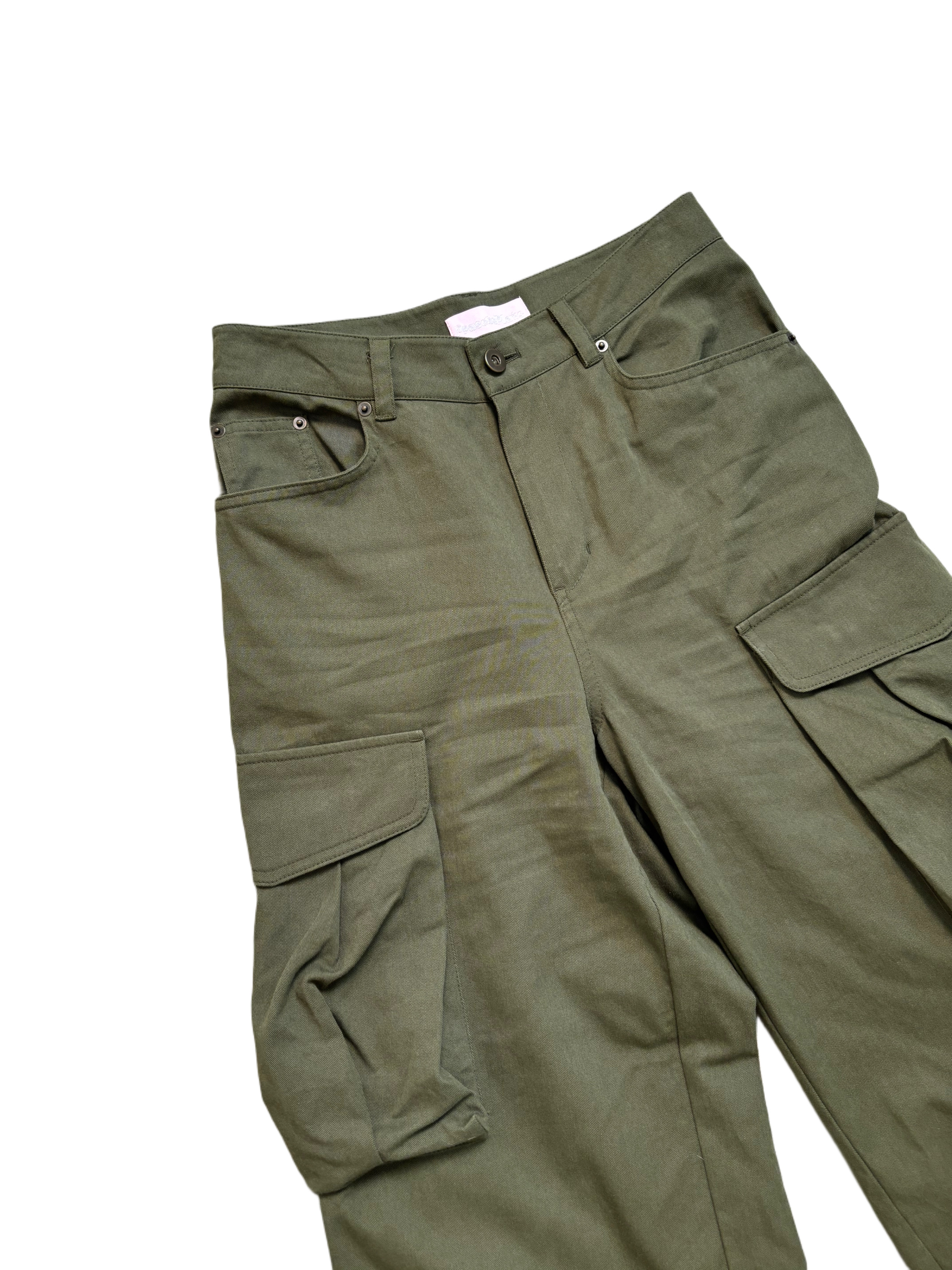Pocket cargo pants(Khaki)