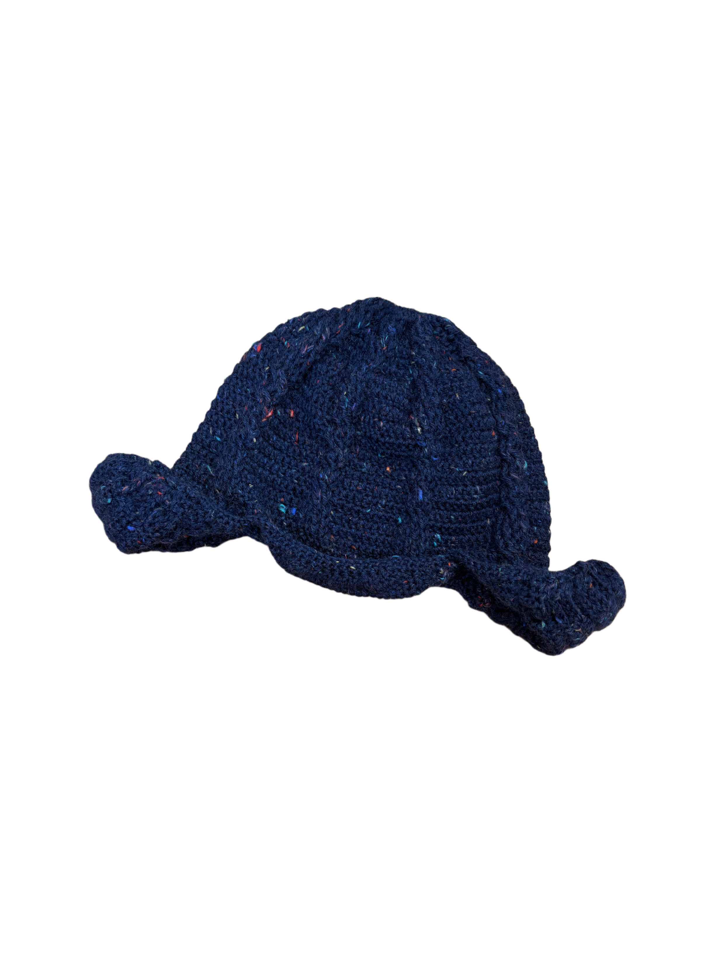 Cable earflap hat(Space)