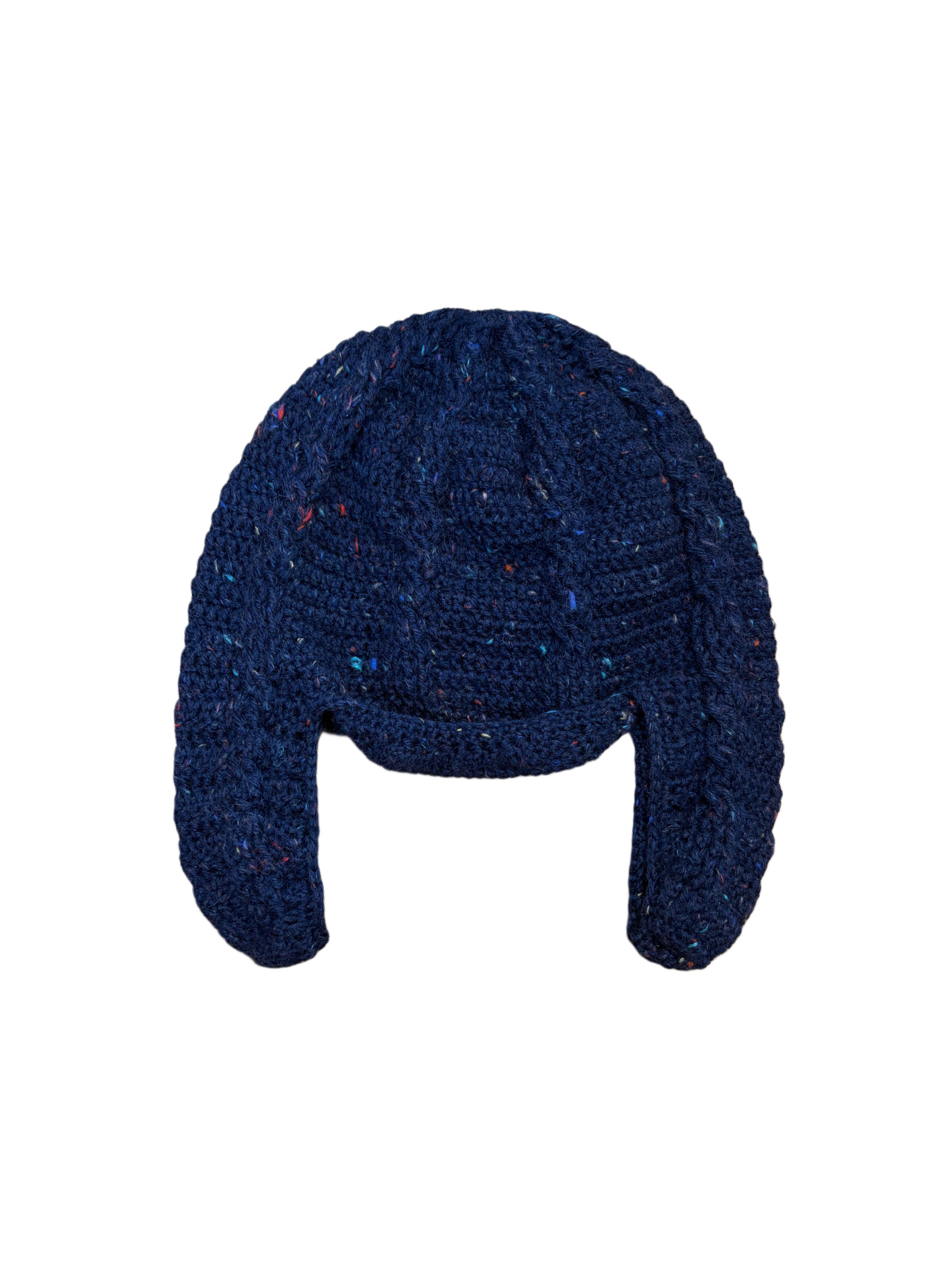 Cable earflap hat(Space)
