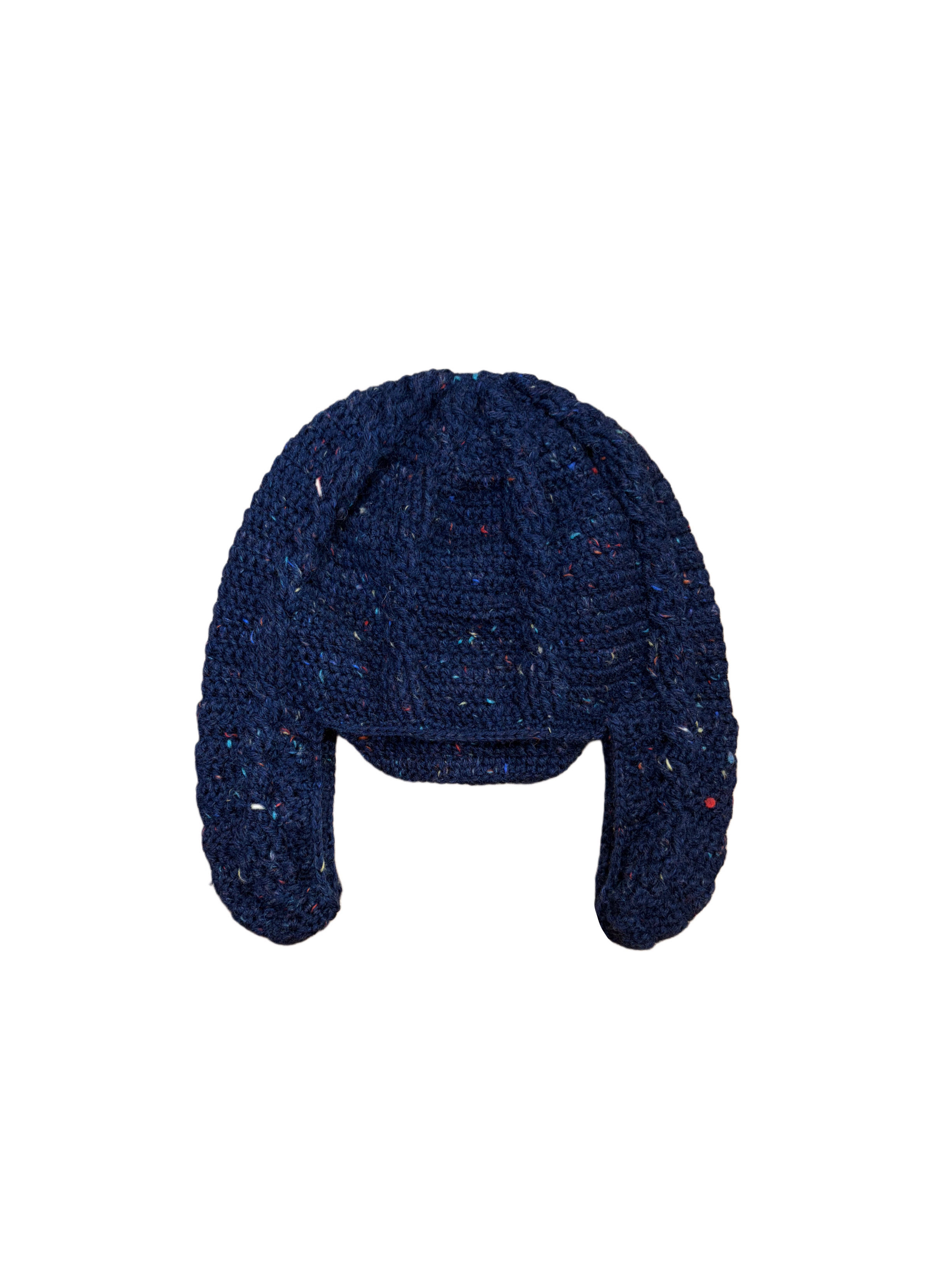 Cable earflap hat(Space)