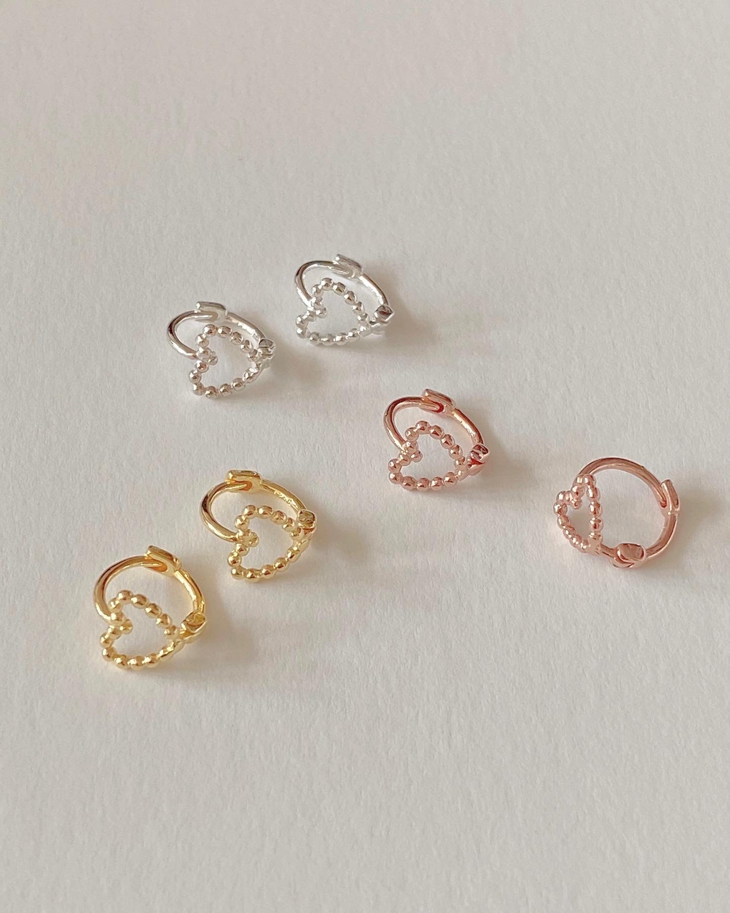 Bubble Heart Earring