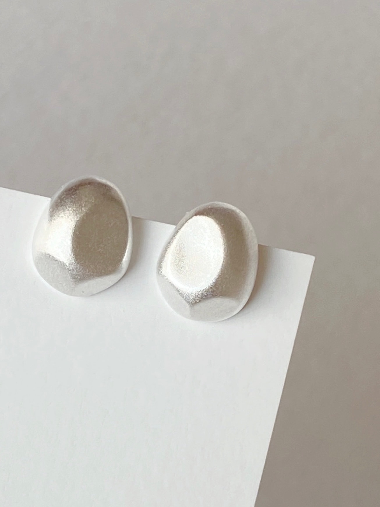 Matte Stone Earring