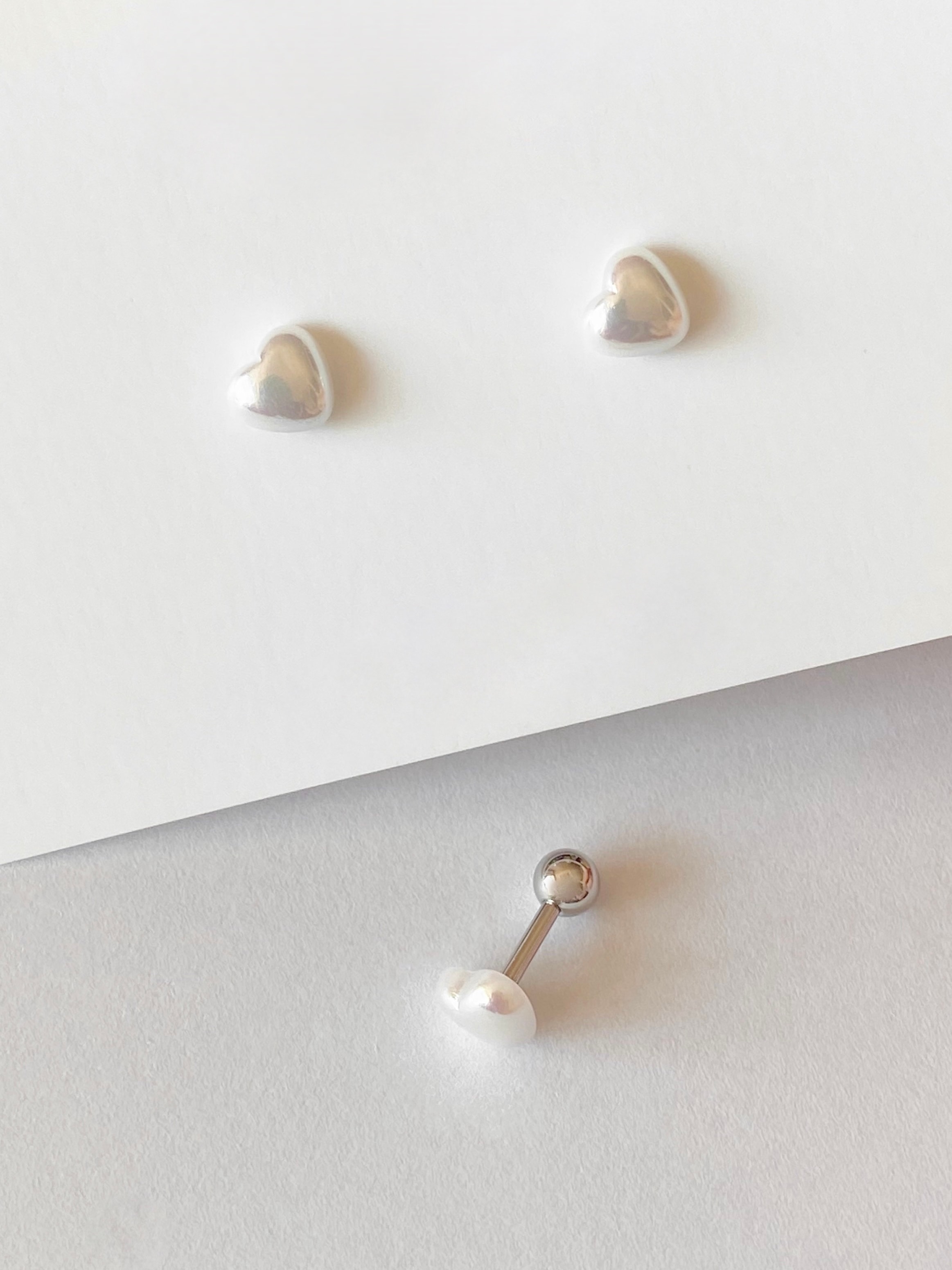 Heart Pearl Piercing