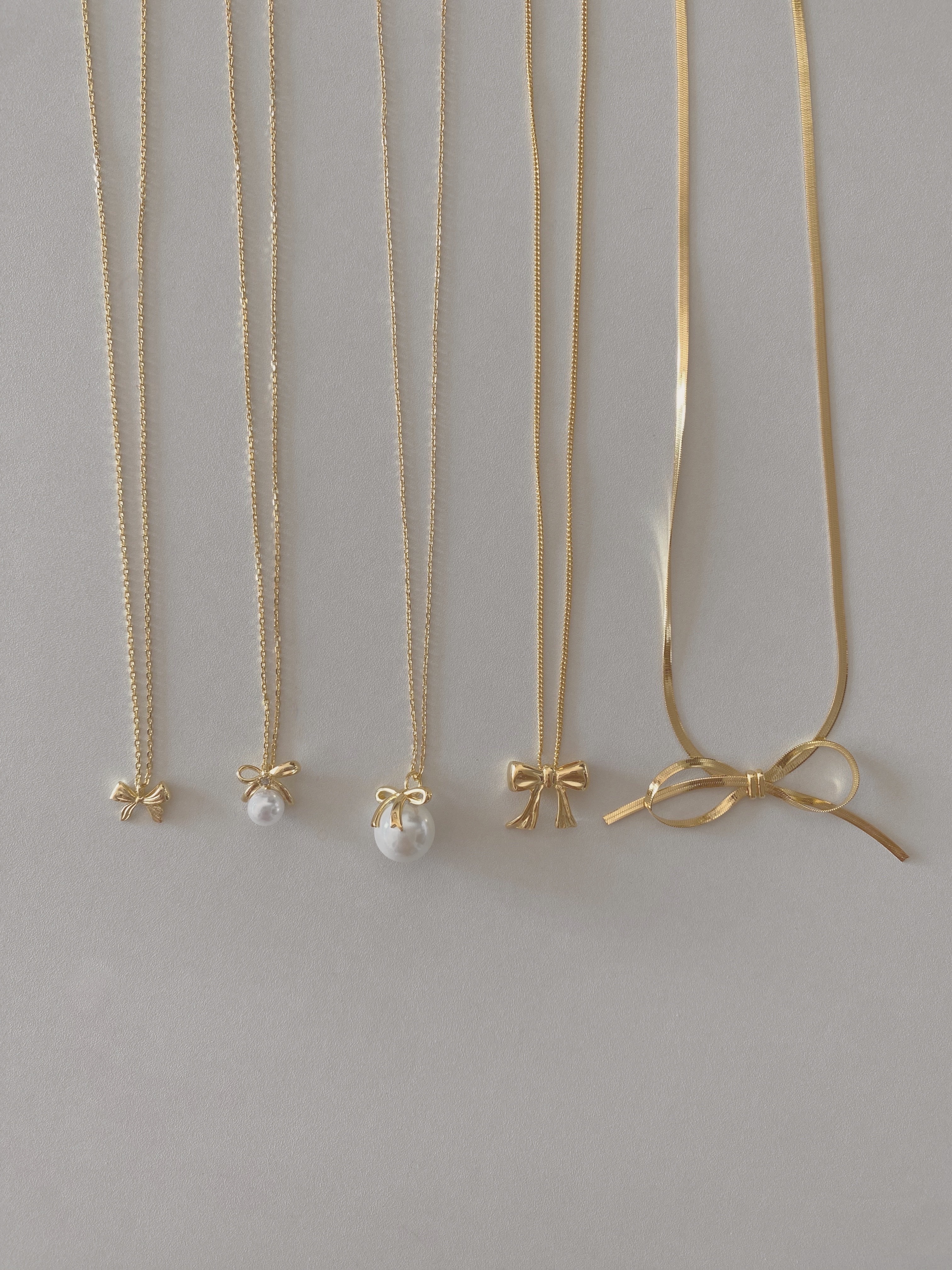 Bijou Ribbon Necklace