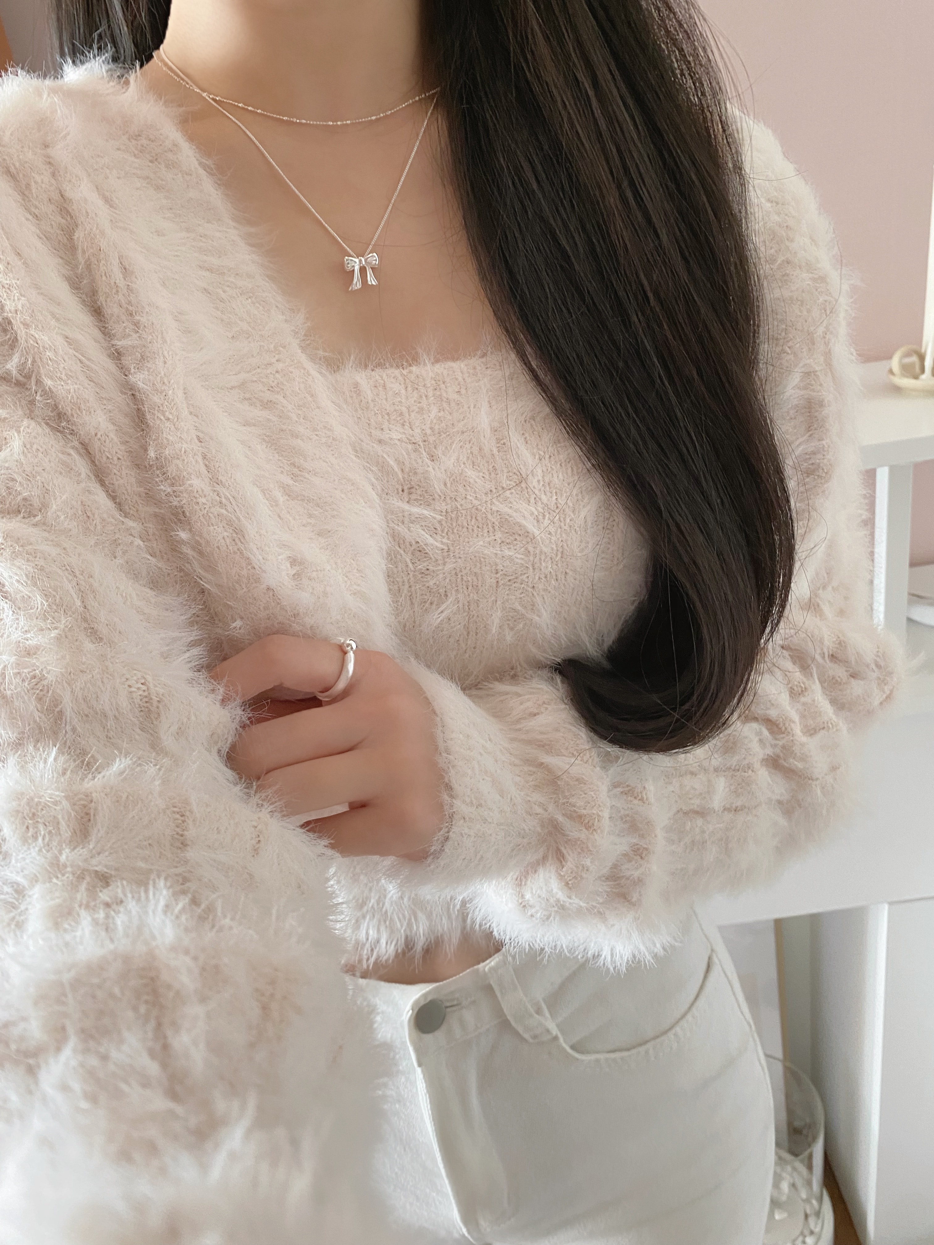 Bijou Ribbon Necklace