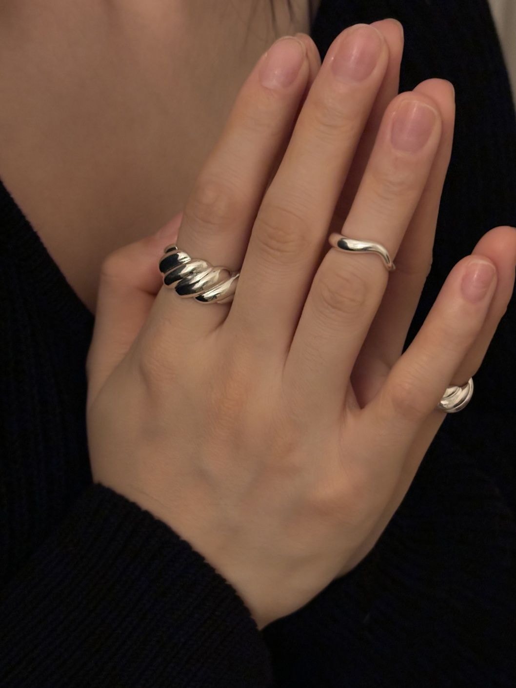 Wave Open Ring