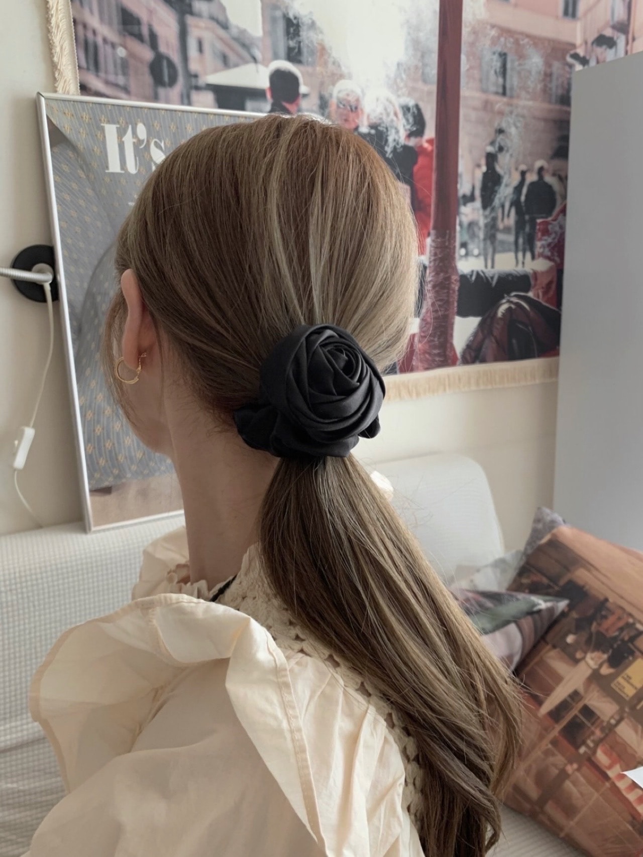 Rose Scrunchie