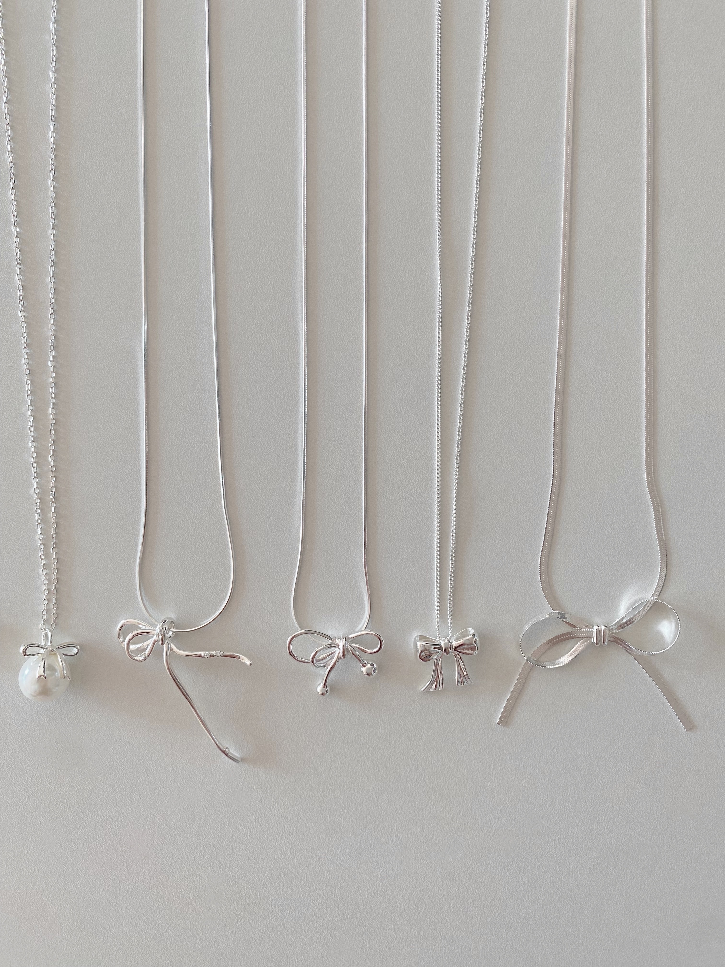Bijou Ribbon Necklace