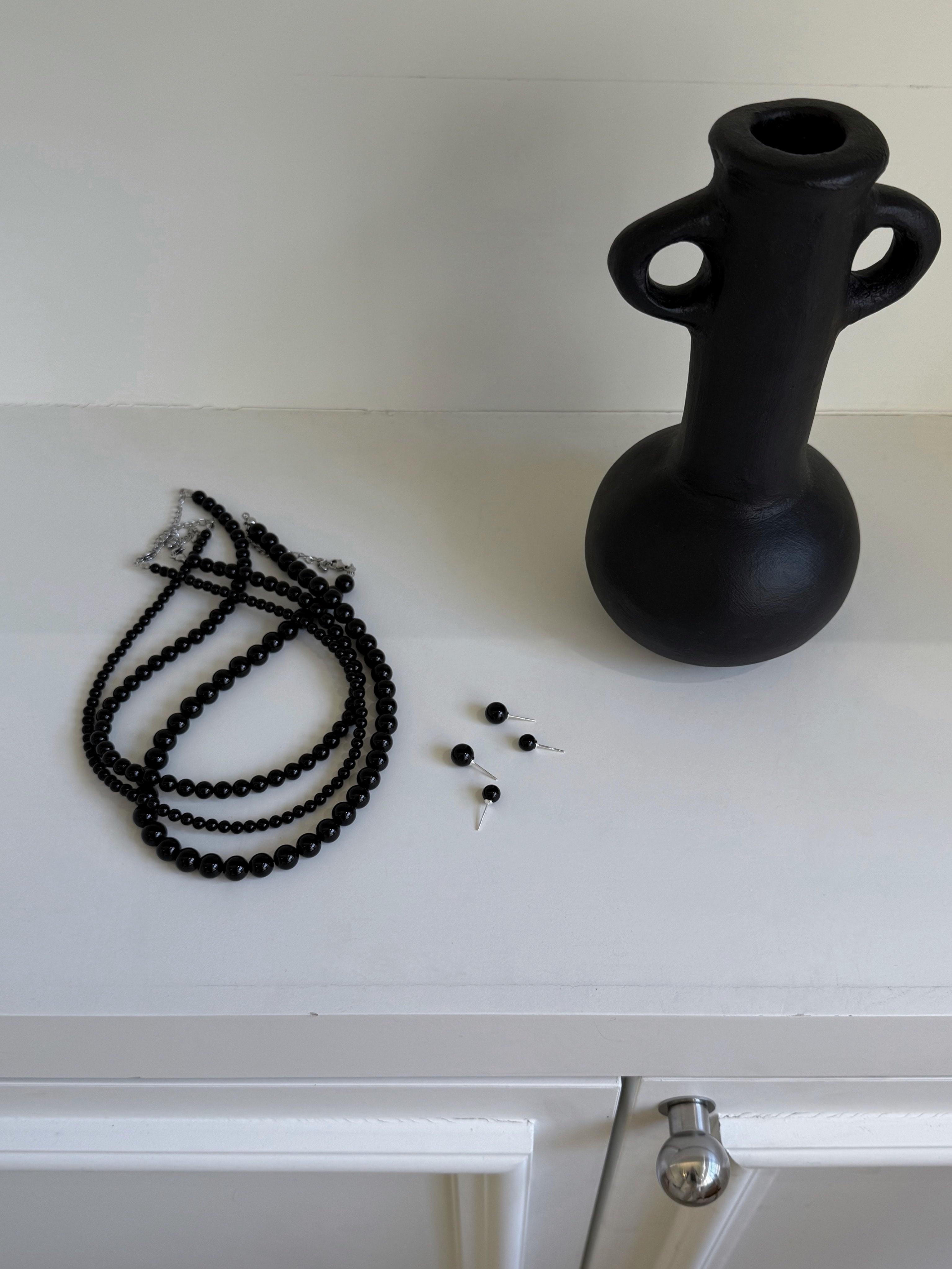 Black Onyx Earring