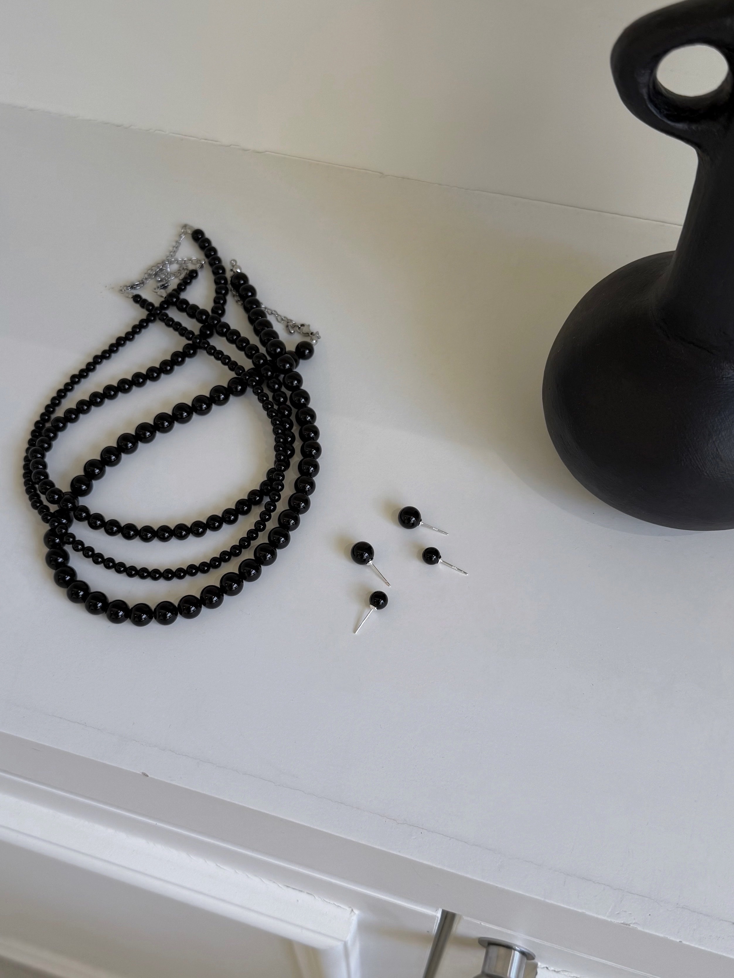 Black Onyx Earring
