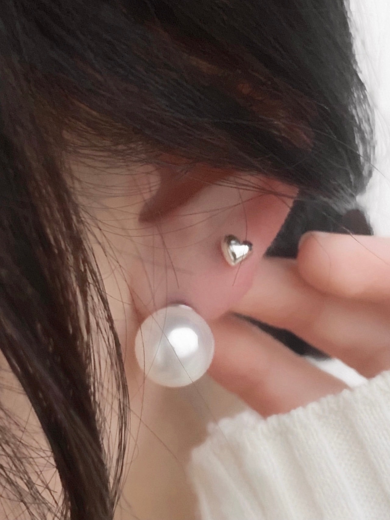 Petite Heart Earring