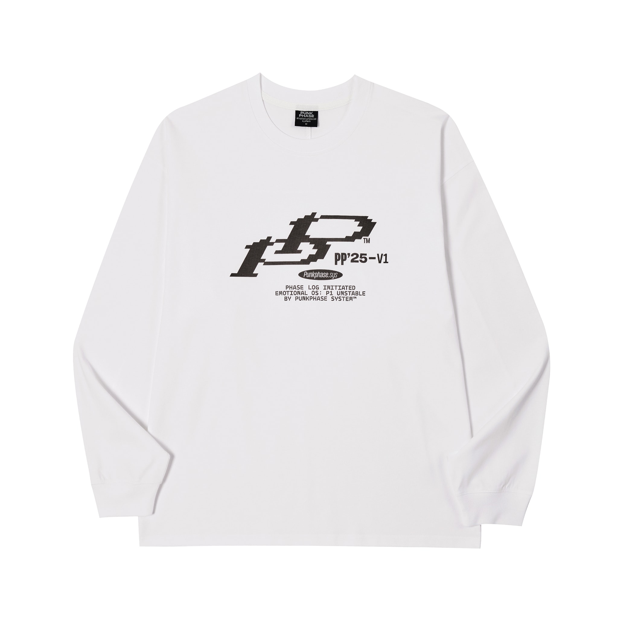 Pixel PP L/S Tee_Off White