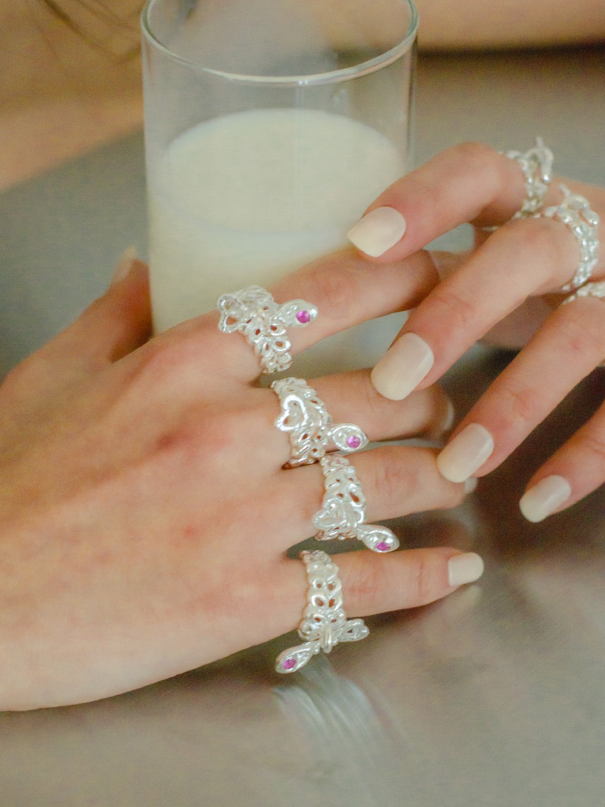 PiNK SPOON RING