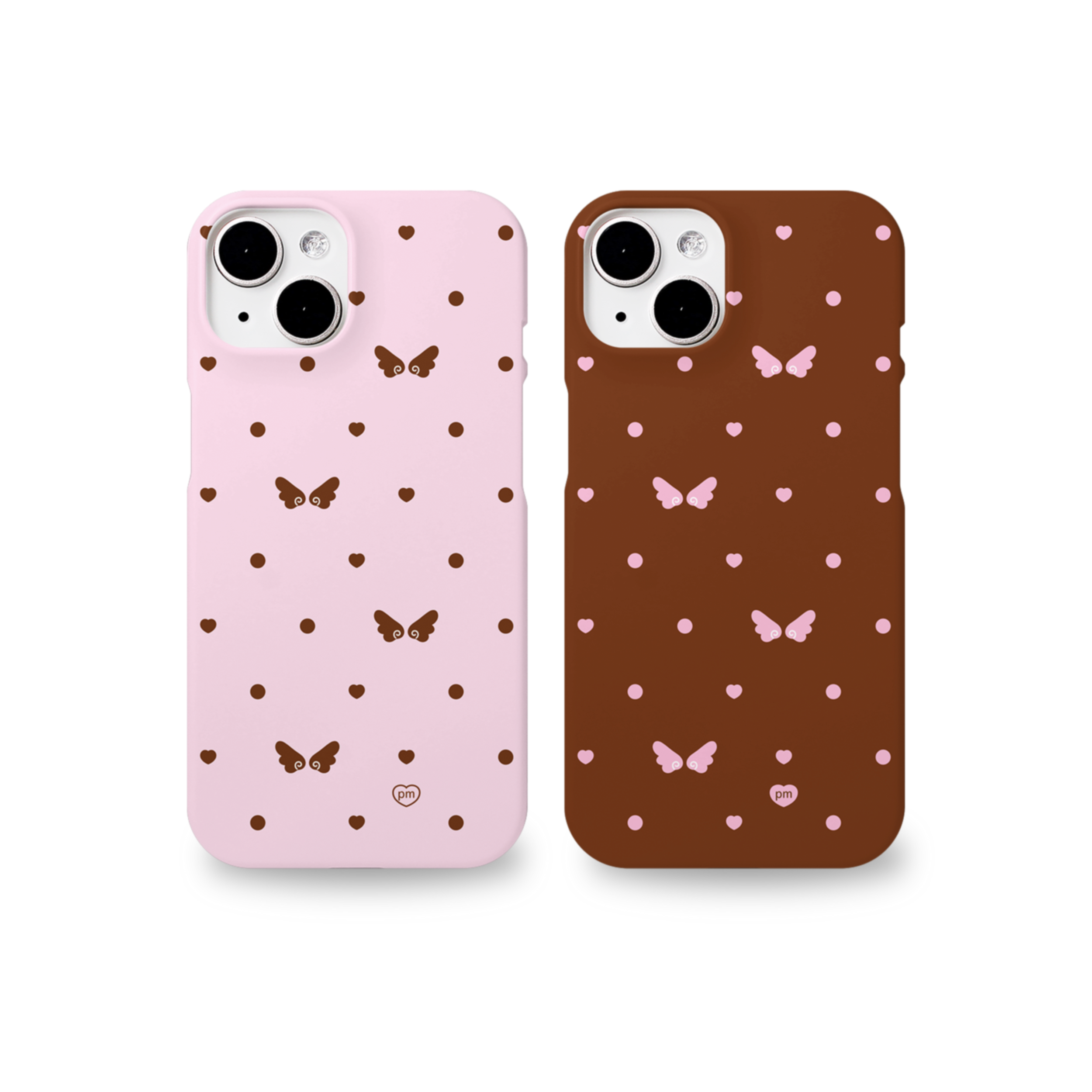Heart dot wing Hard Case