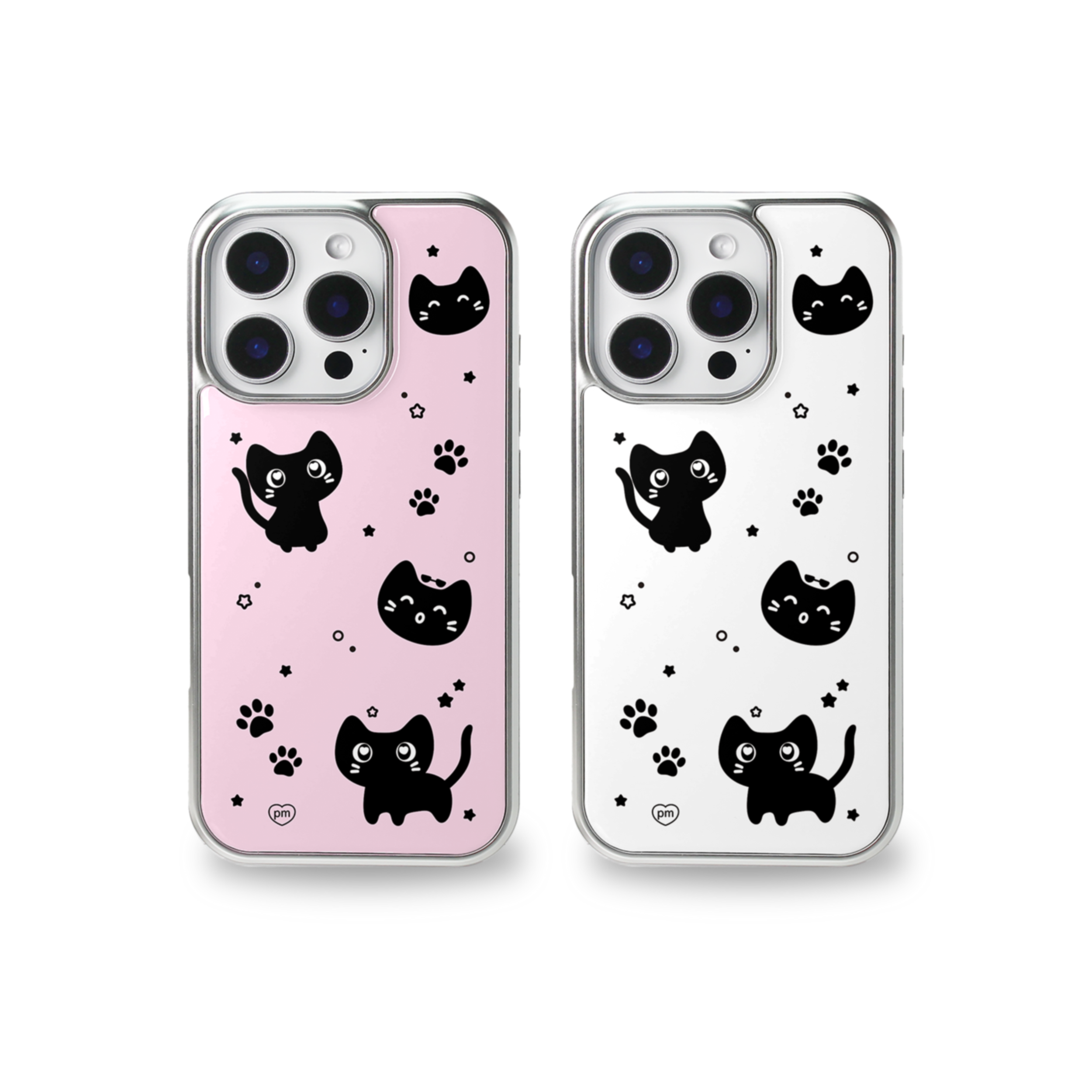 baby kitty kuro Silver Epoxy Case