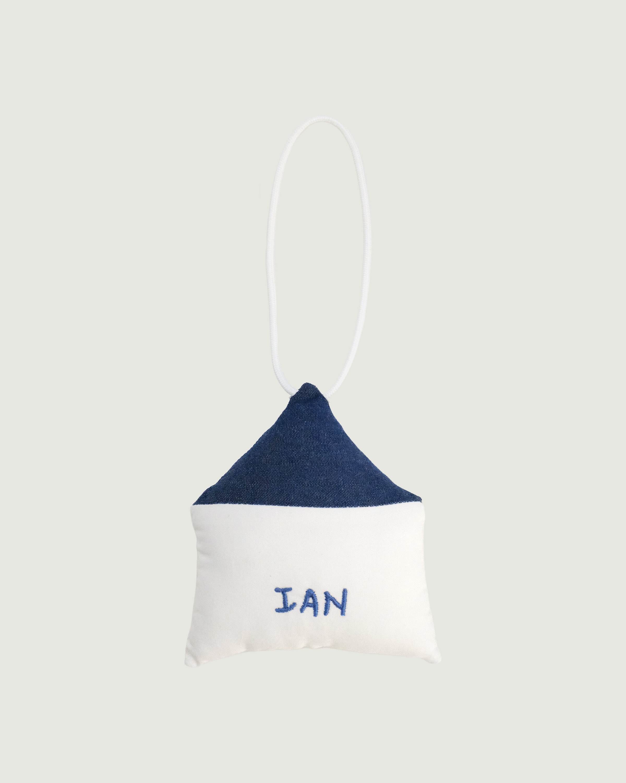 Denim House Name Tag
