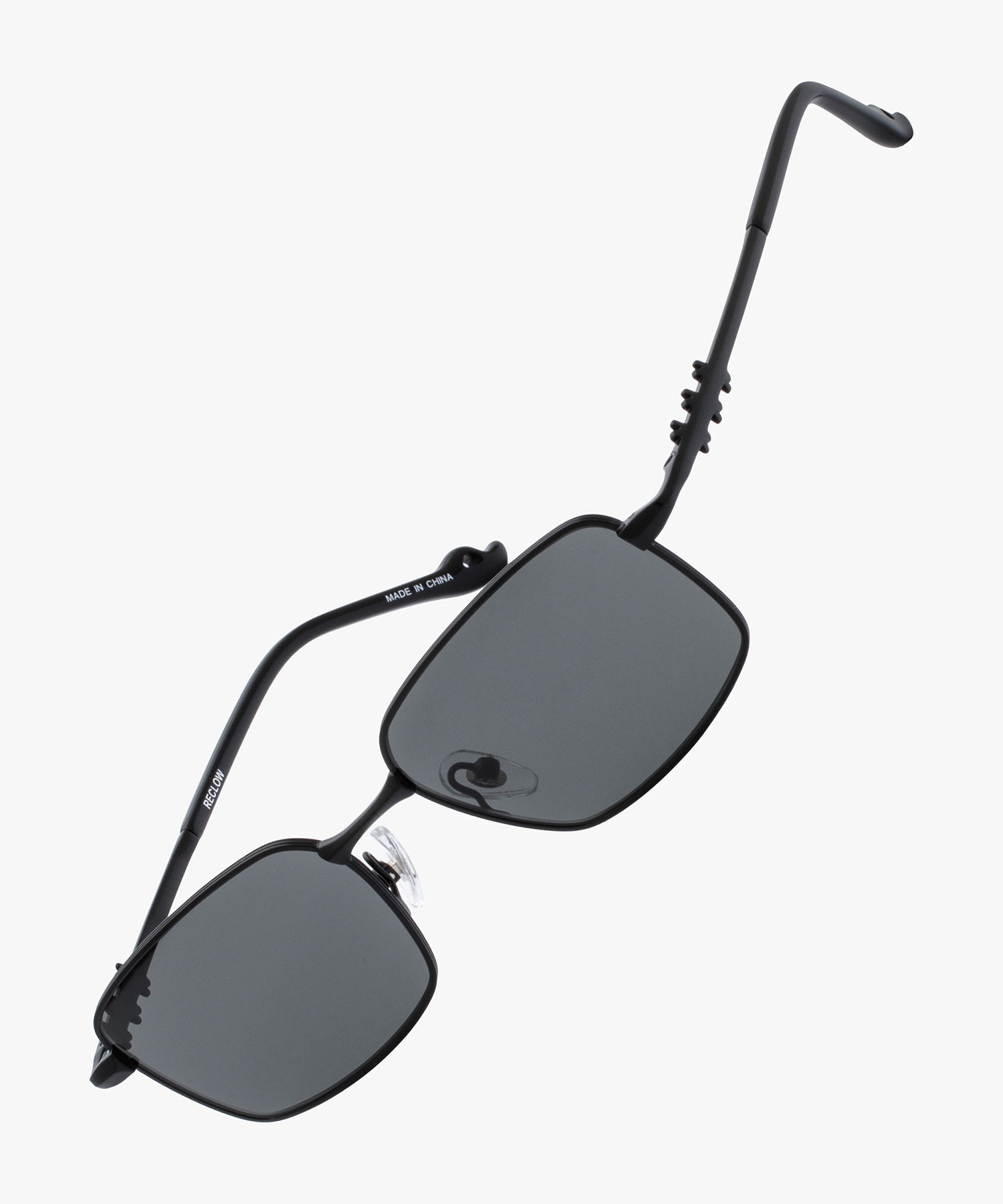 【RECLOW】 AMON SUNGLASS /追跡付 STAINLESS AMON SUNGLASS BLACK