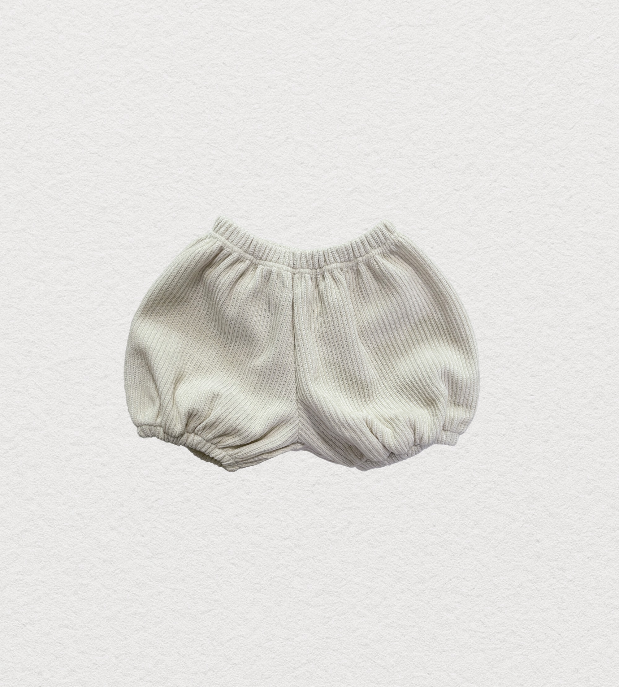 Puffy Corduroy Bloomer - ivory