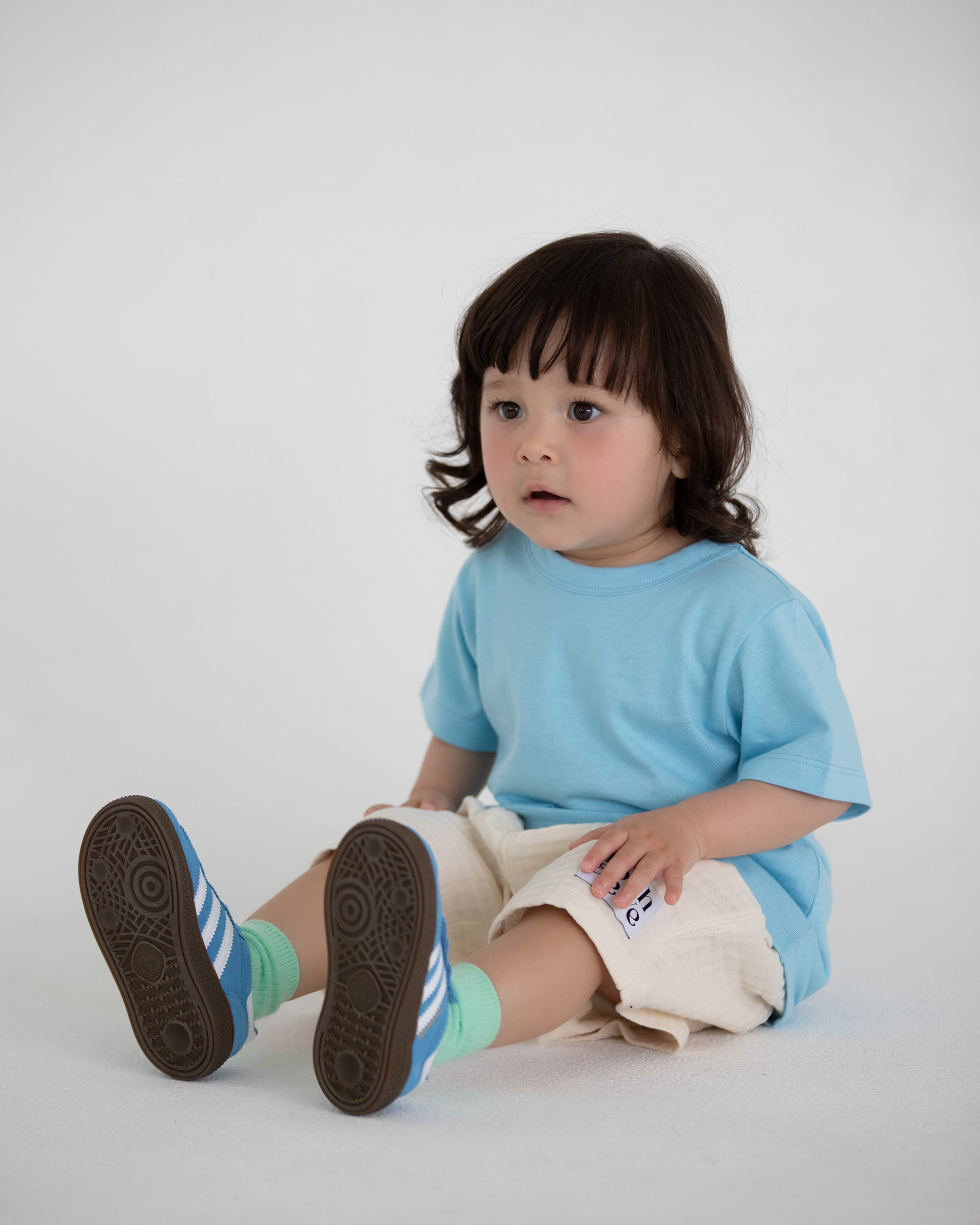 Organic soft shell top - Cloud Blue