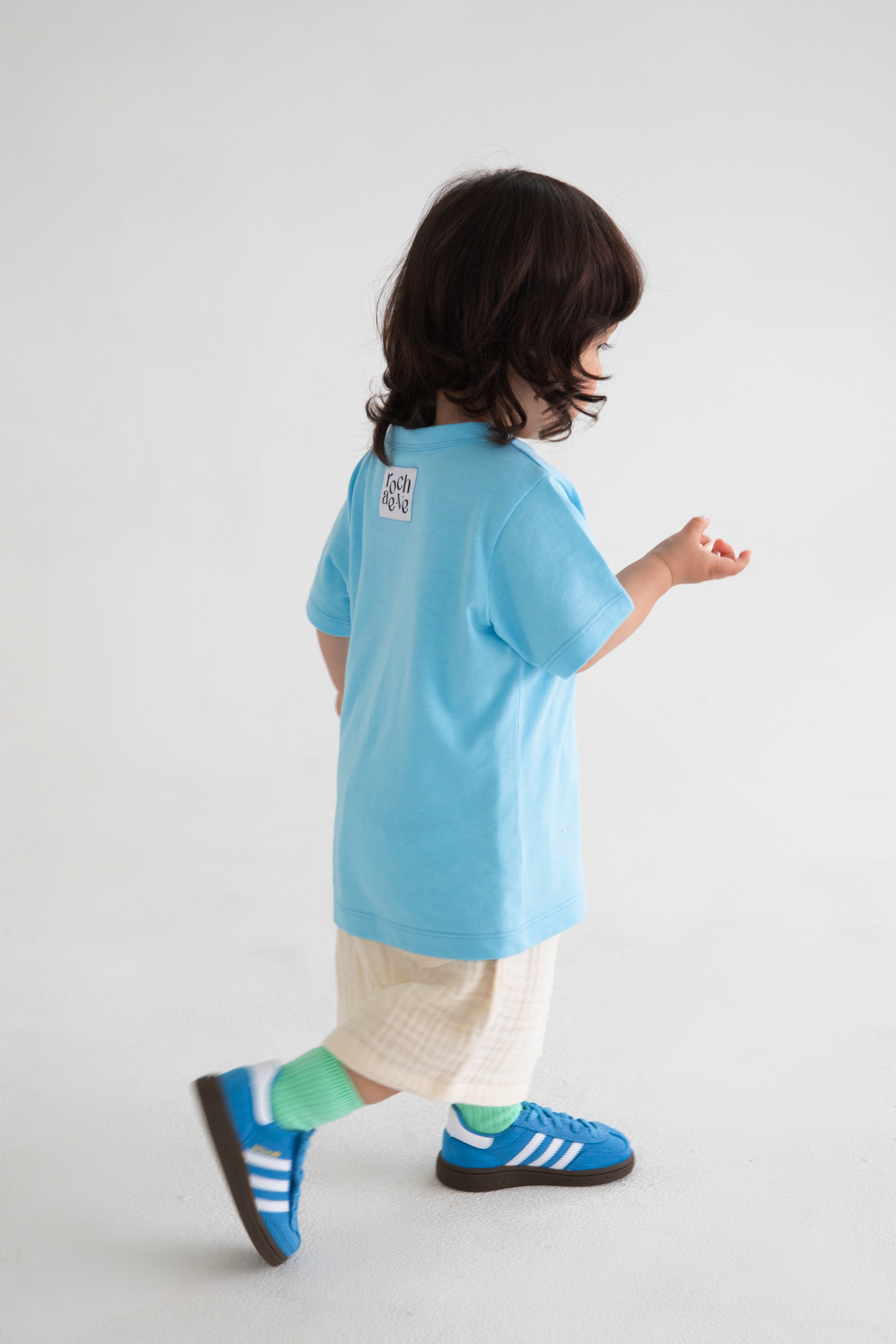 Organic soft shell top - Cloud Blue