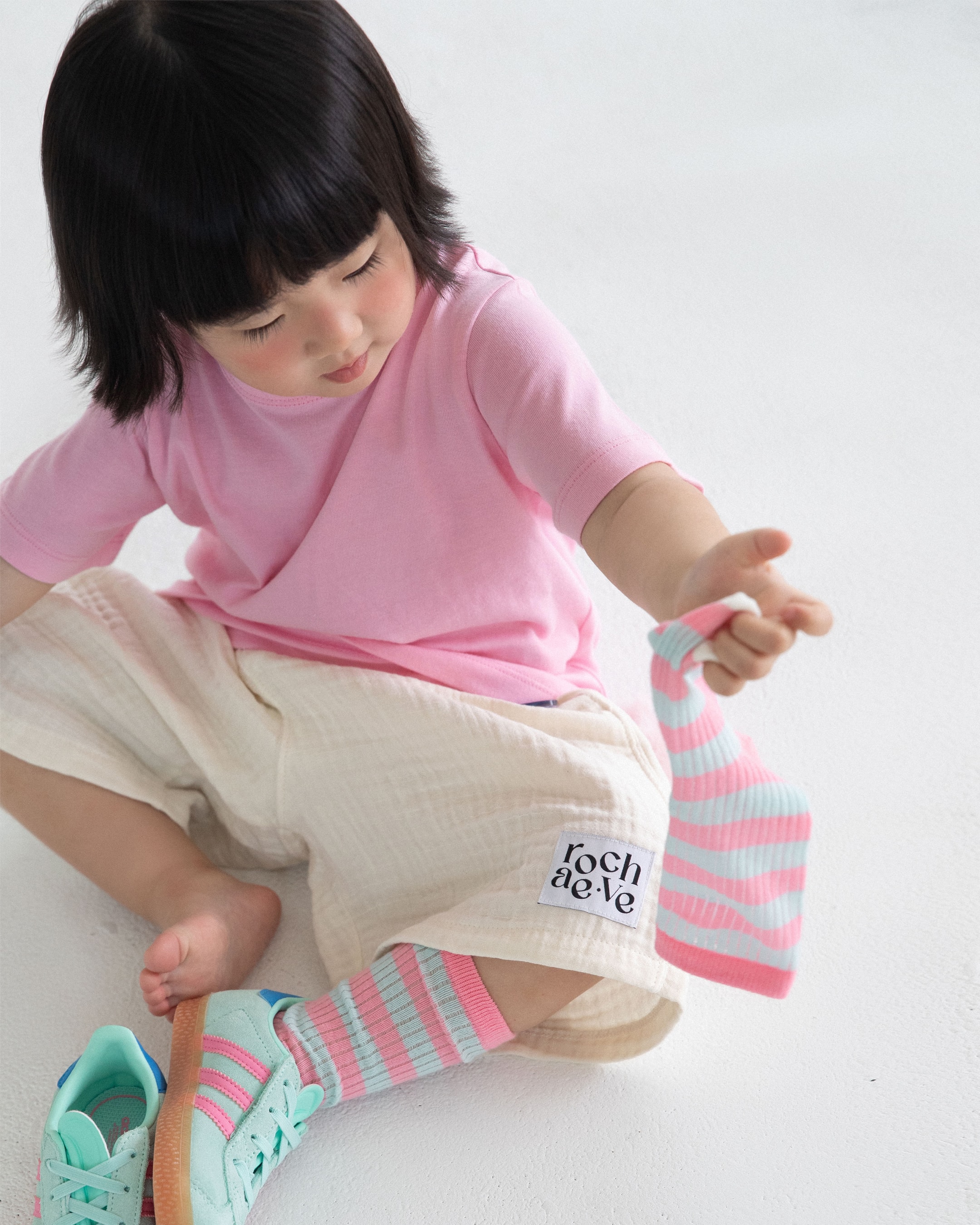 Organic soft shell top - Baby pink
