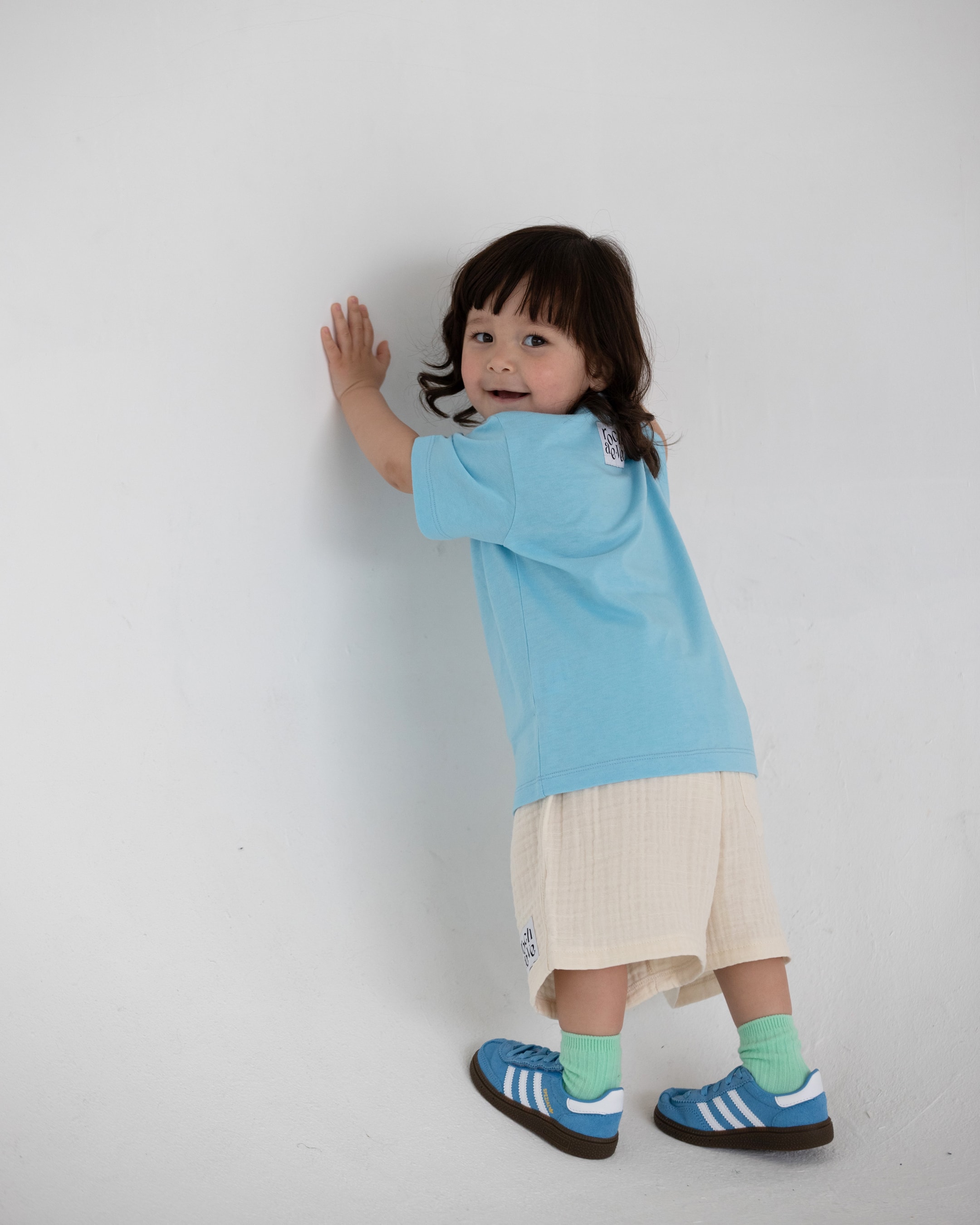 Organic soft shell top - Cloud Blue