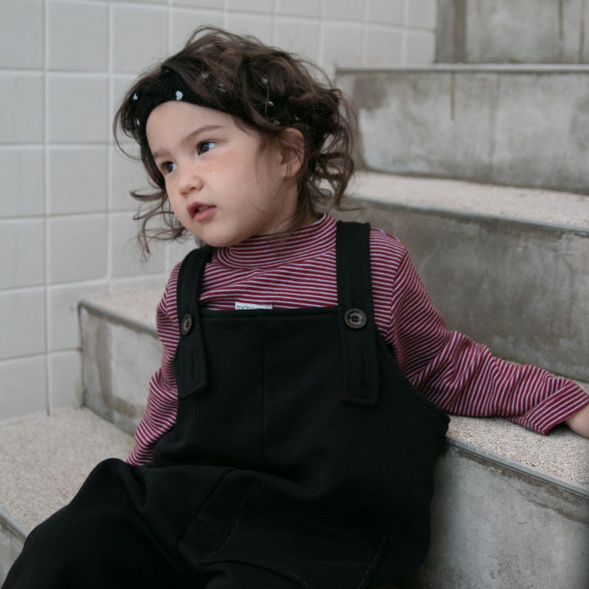 [4차 진행] Pebble Stripe Turtleneck - burgundy