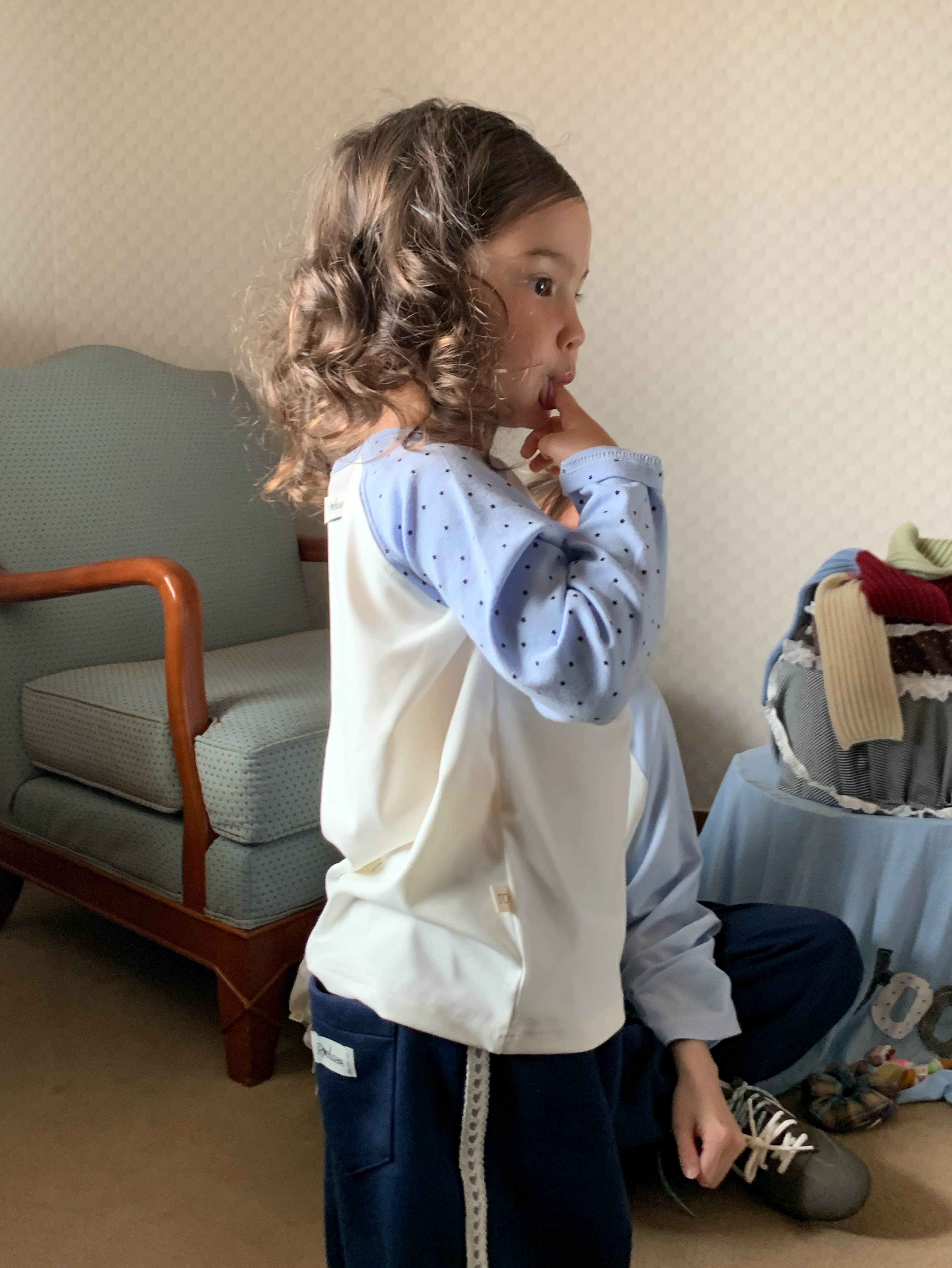 (2차 판매) Little Star Long Sleeve - blue