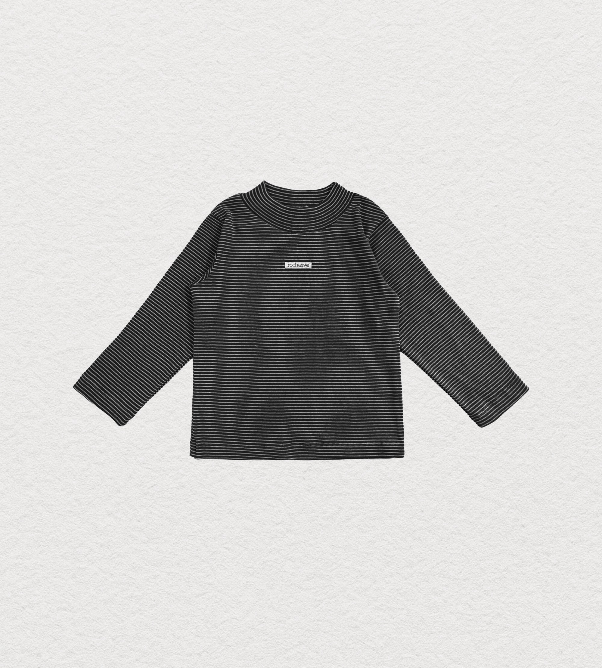 [4차 진행] Pebble Stripe Turtleneck - black