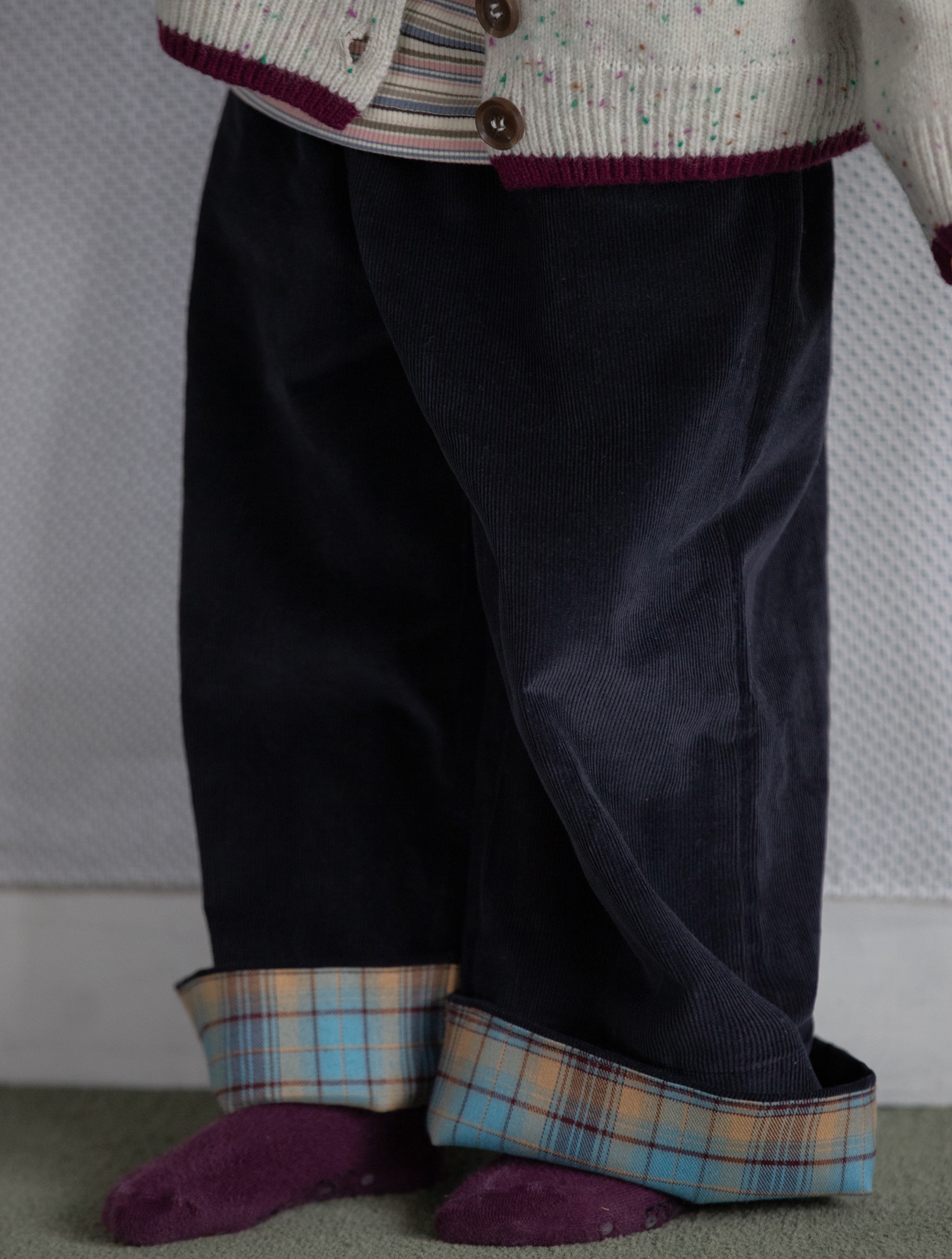 Bilberry Pastry Roll-up Pants