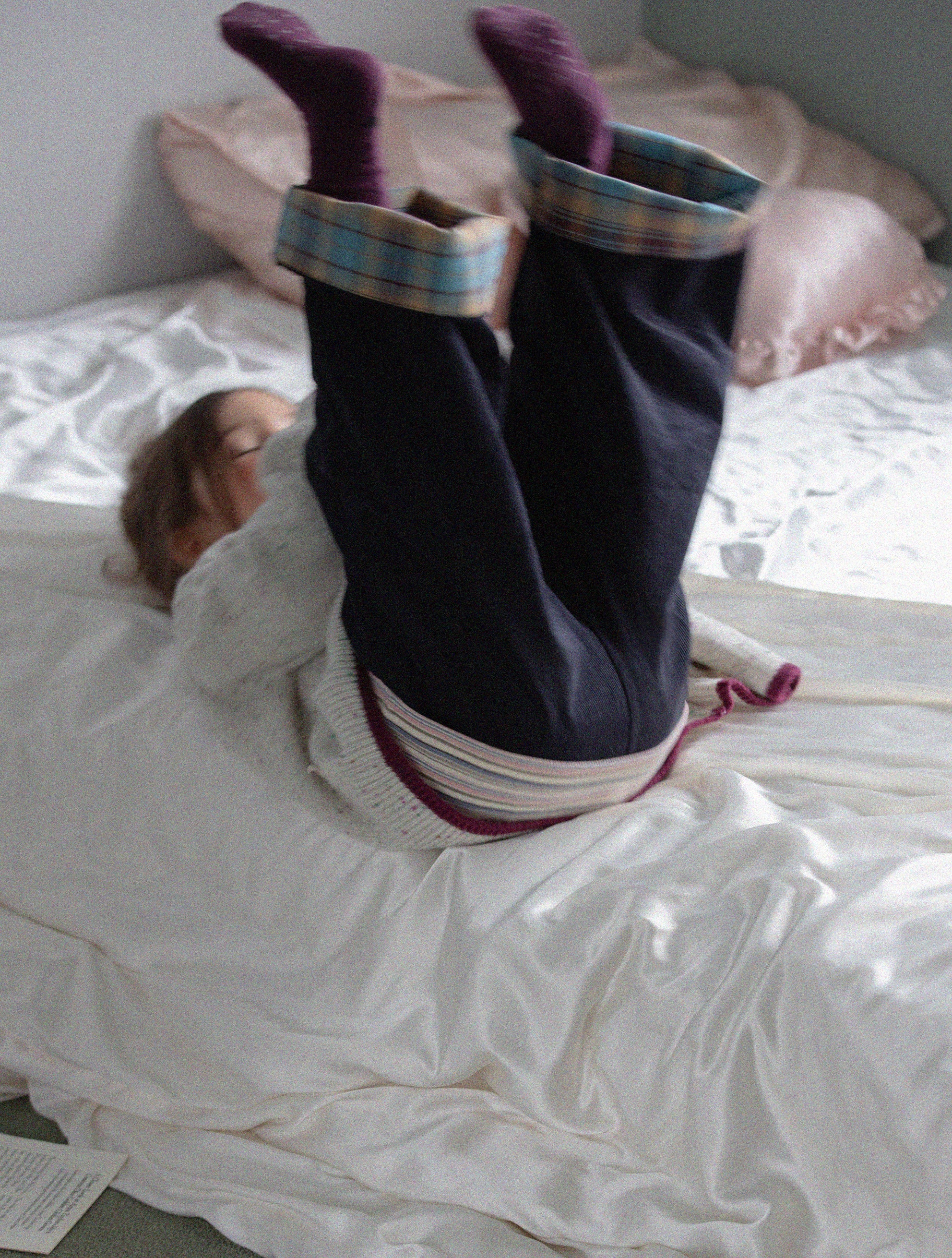 Bilberry Pastry Roll-up Pants