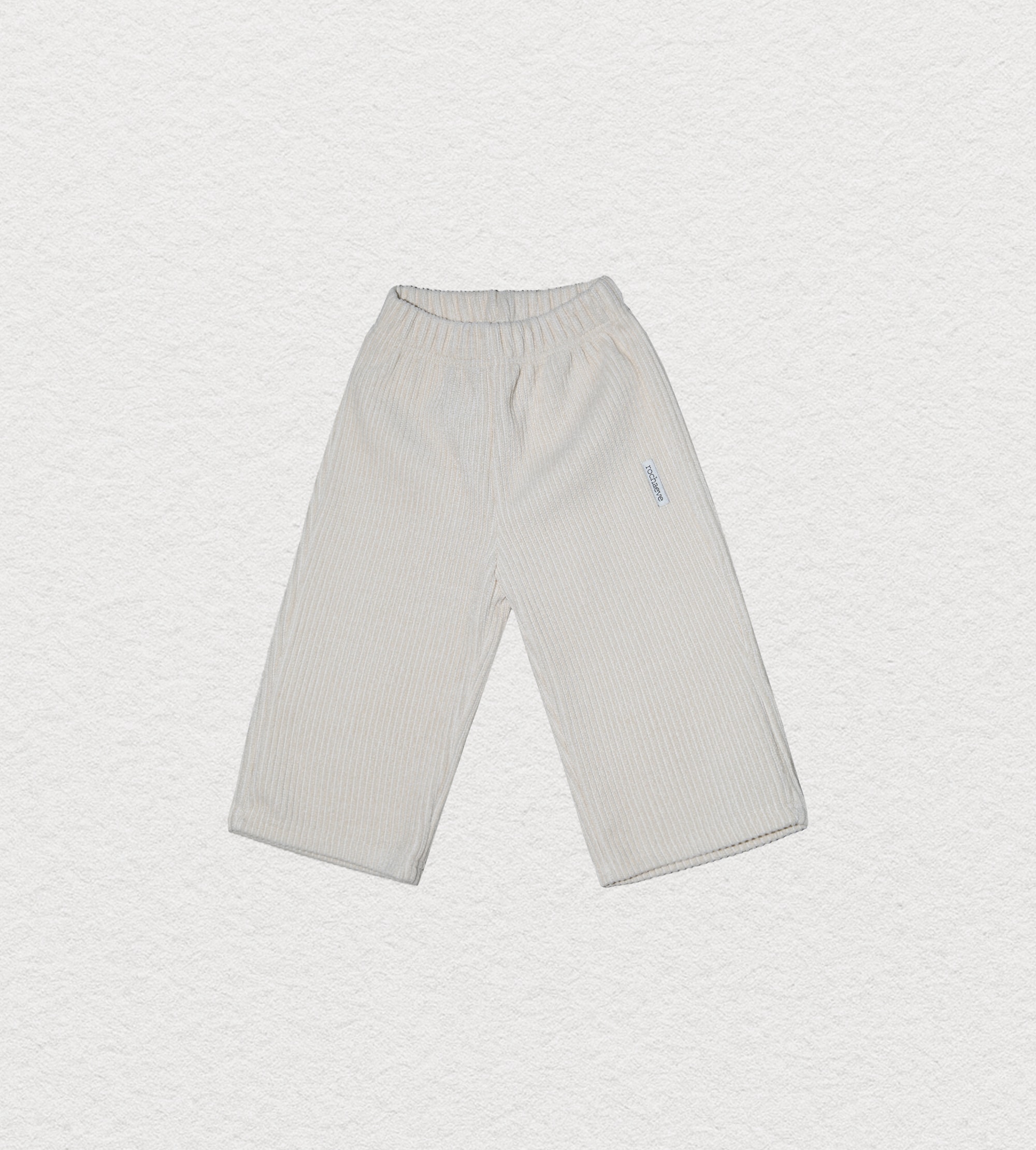 Puffy Corduroy Pants - Ivory