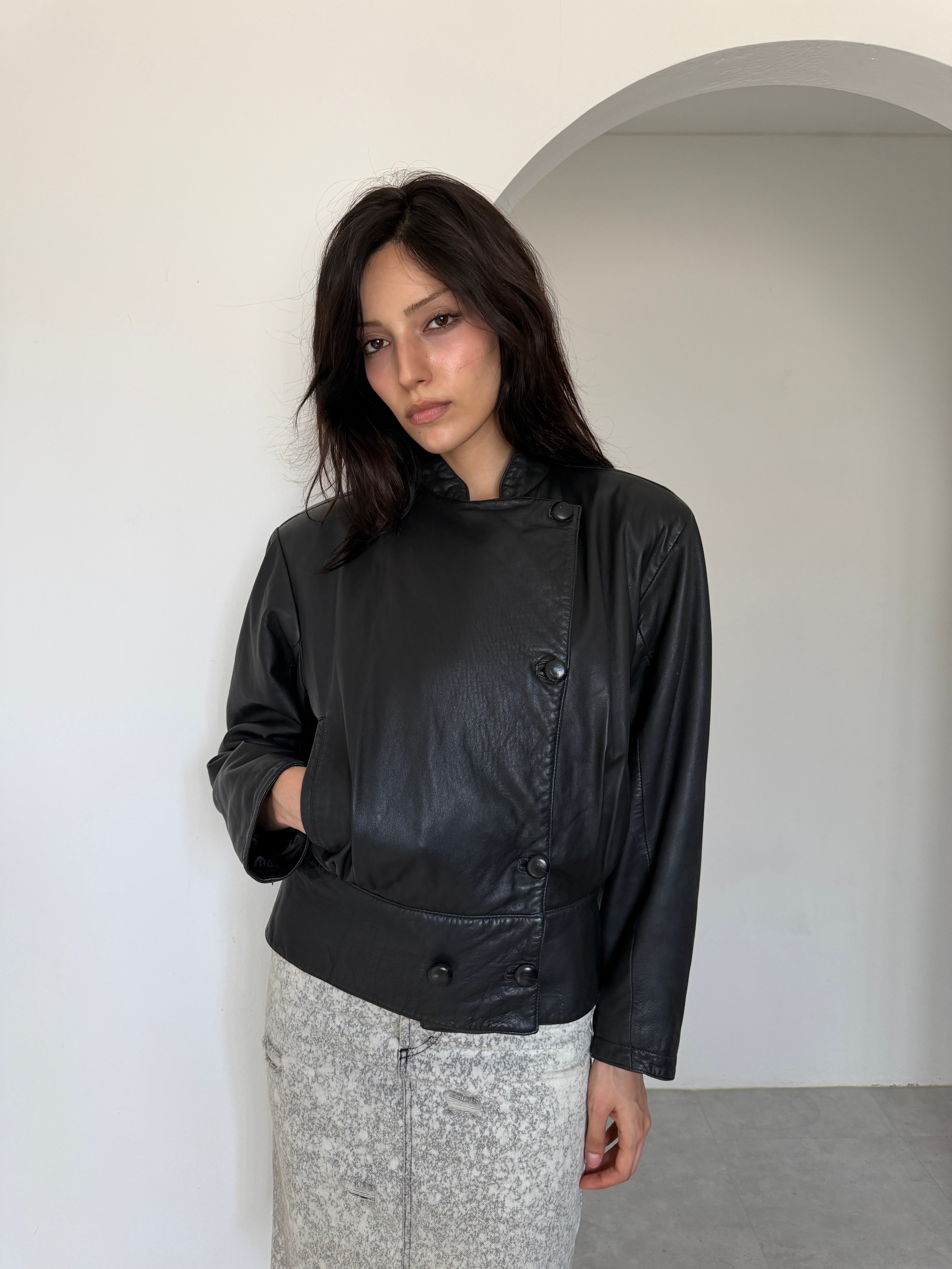 Italian leather jacket