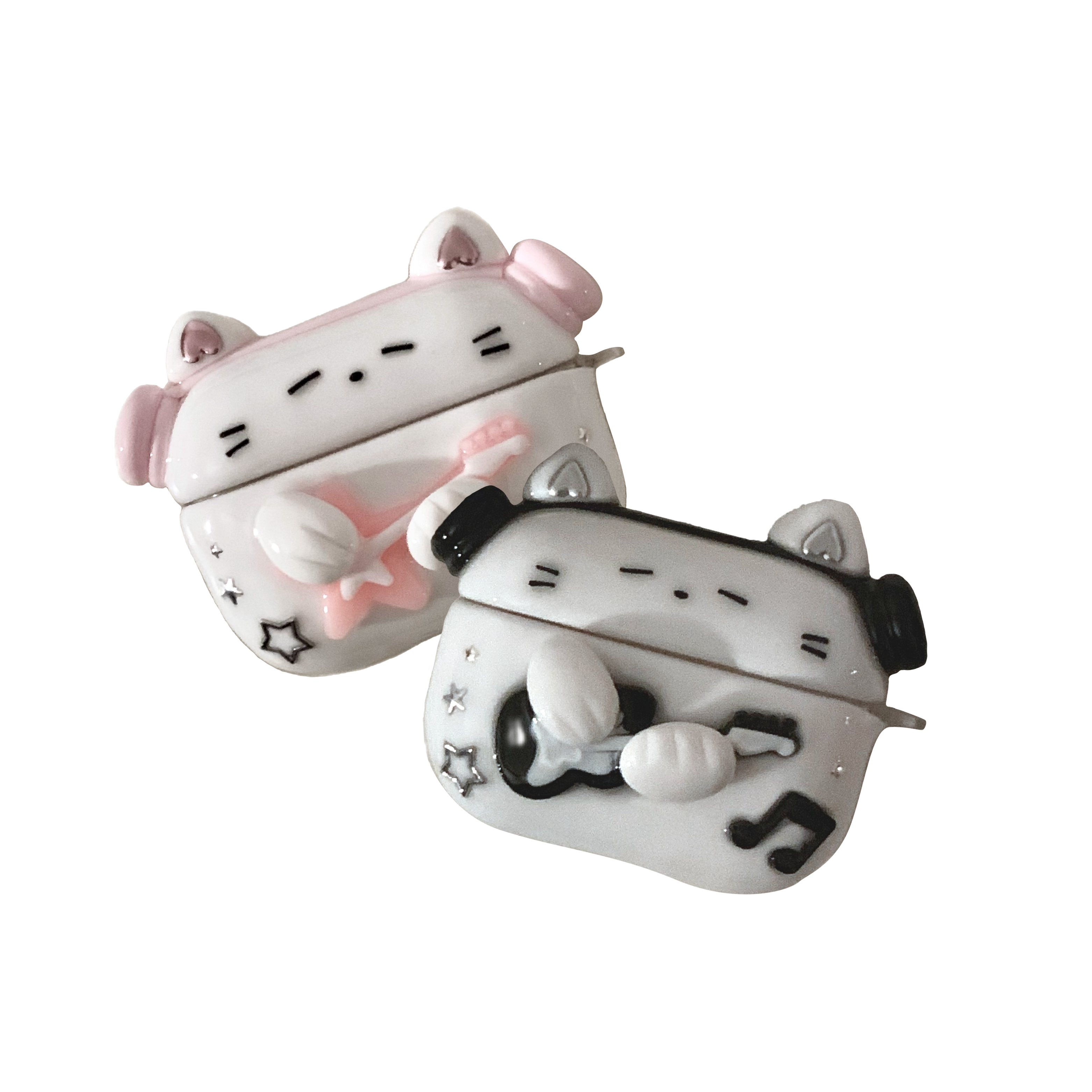 Rockstar Cat AirPods Case 2